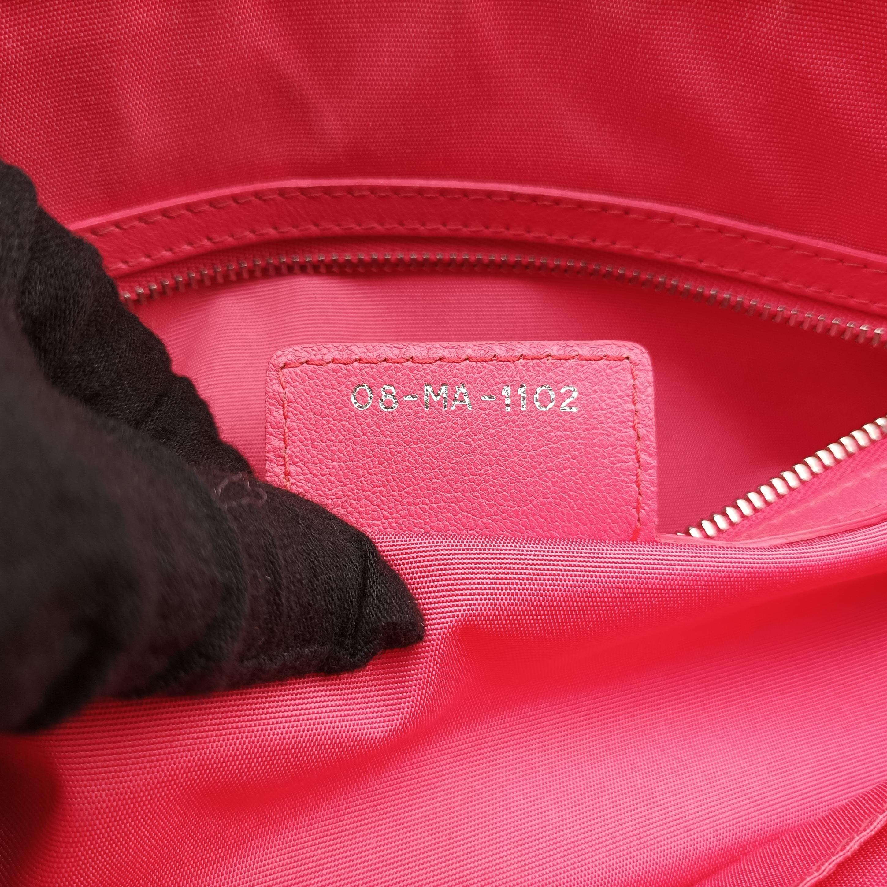Pre-owned Christian Dior Granville Rose lambskin  shoulderbag | stylenewstar