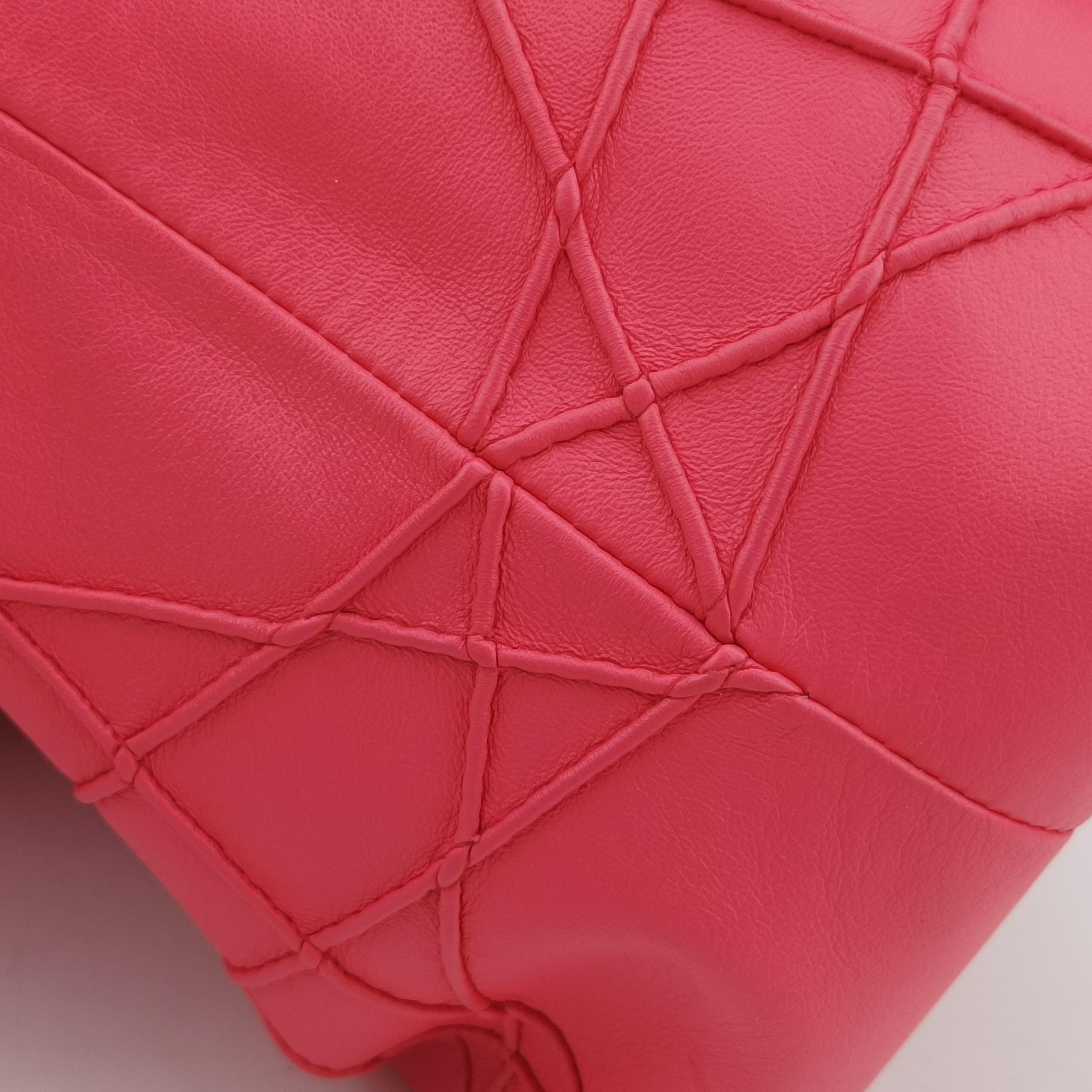 Pre-owned Christian Dior Granville Rose lambskin  shoulderbag | stylenewstar