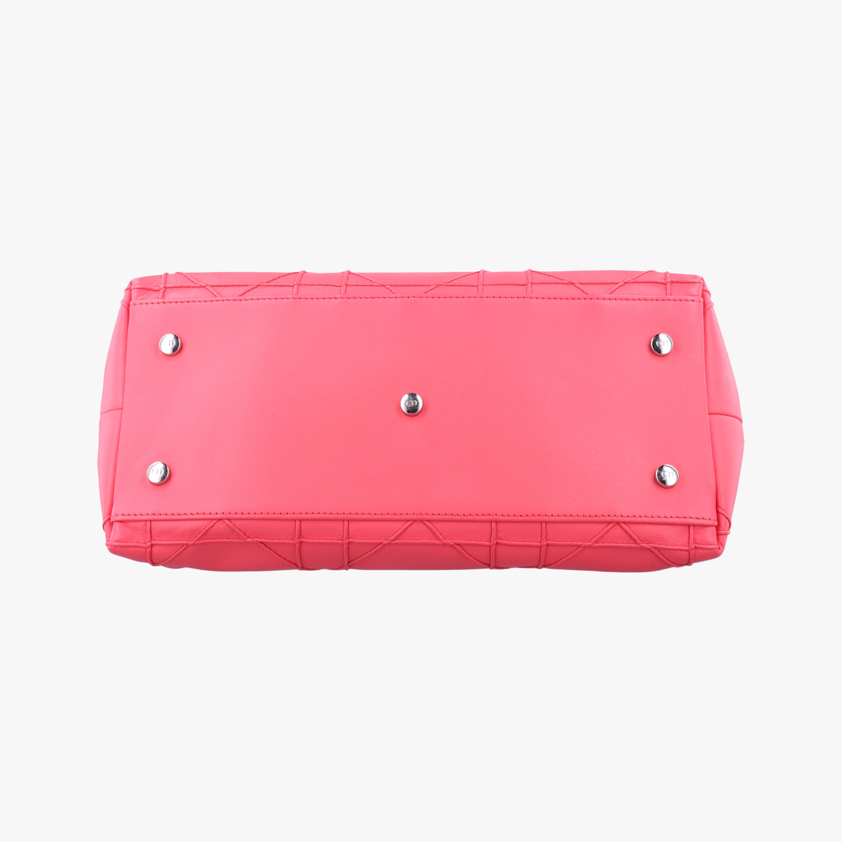 Pre-owned Christian Dior Granville Rose lambskin  shoulderbag | stylenewstar