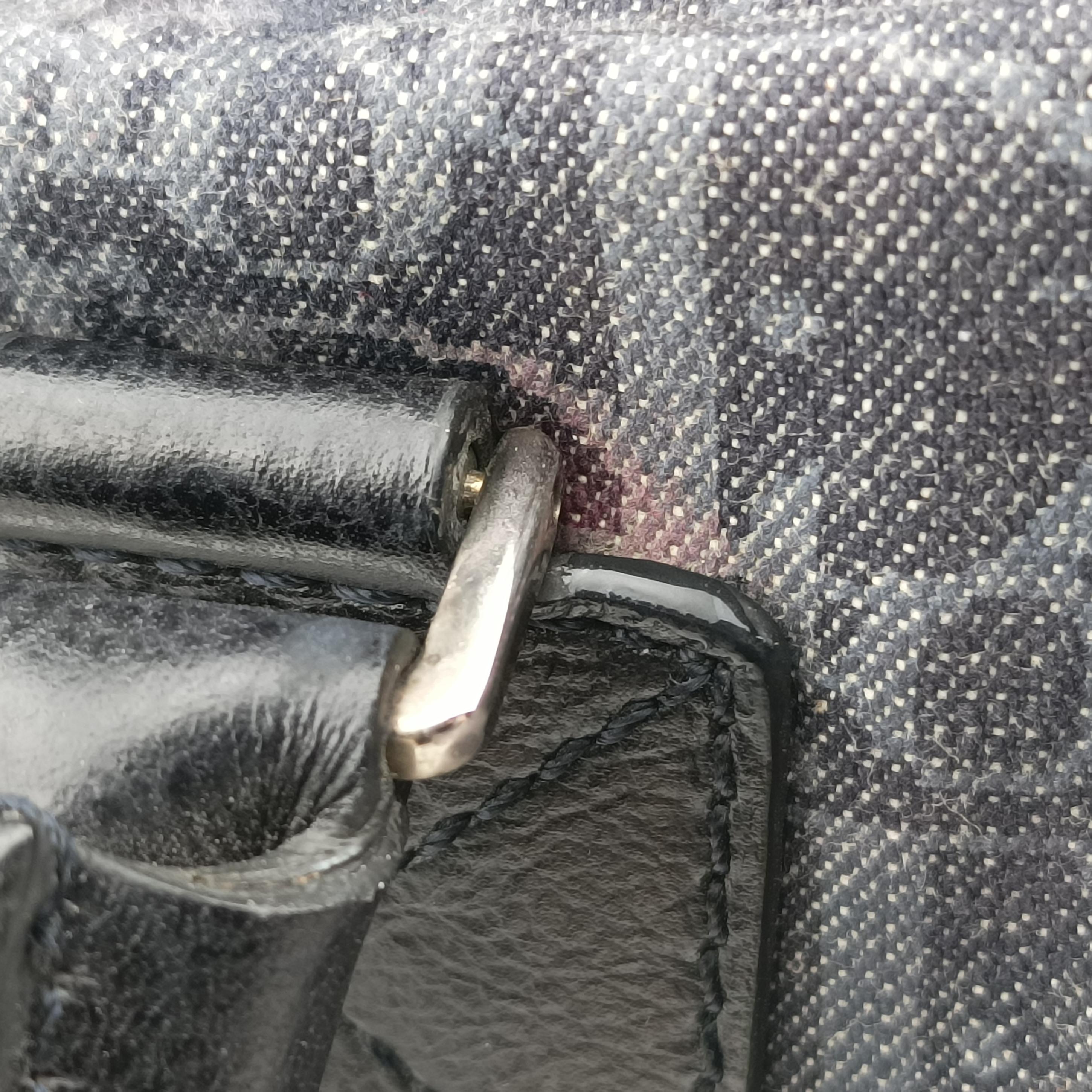 Secondhand Christian Dior Flight Line Trotter navy×Multicolour canvas  handbag | stylenewstar