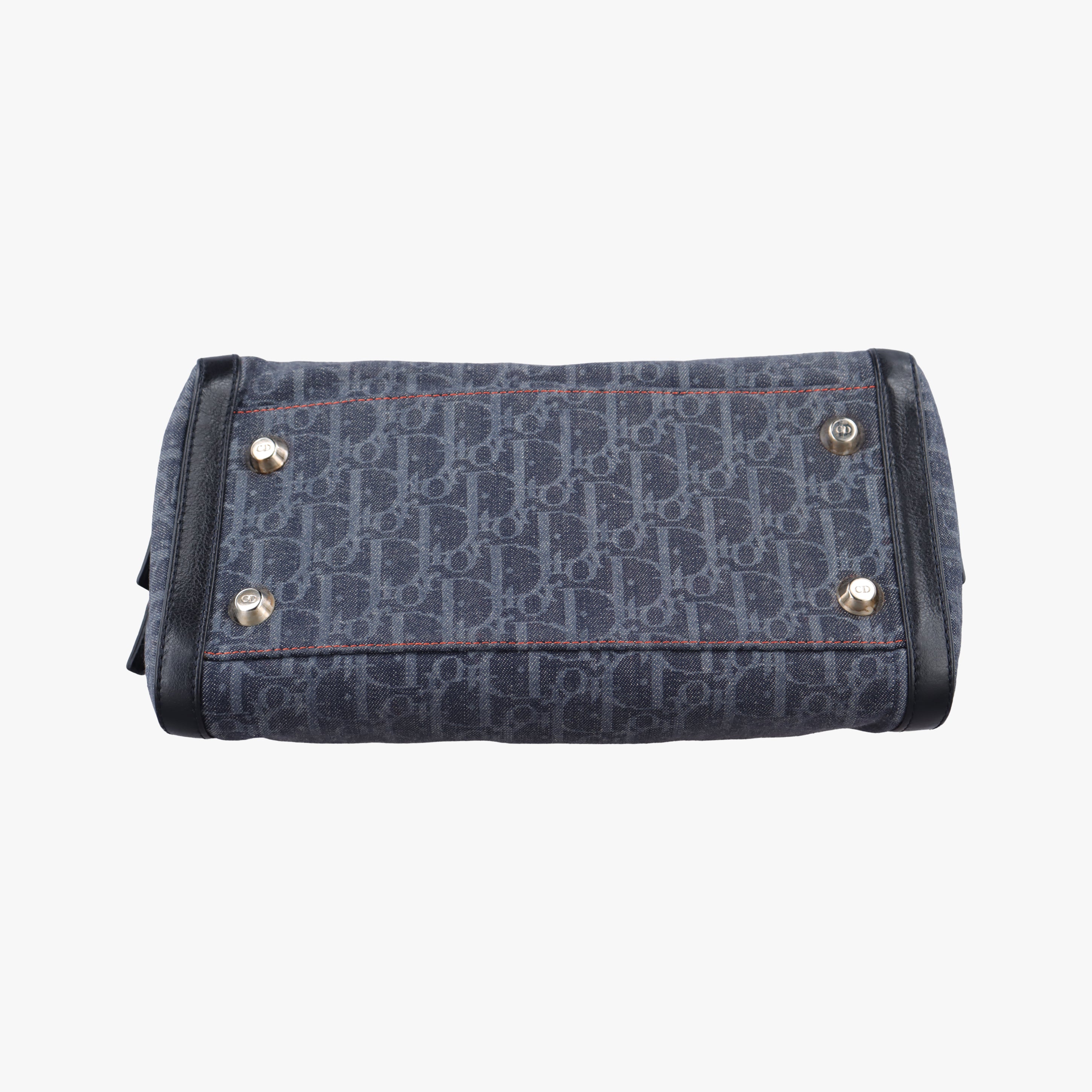 Secondhand Christian Dior Flight Line Trotter navy×Multicolour canvas  handbag | stylenewstar