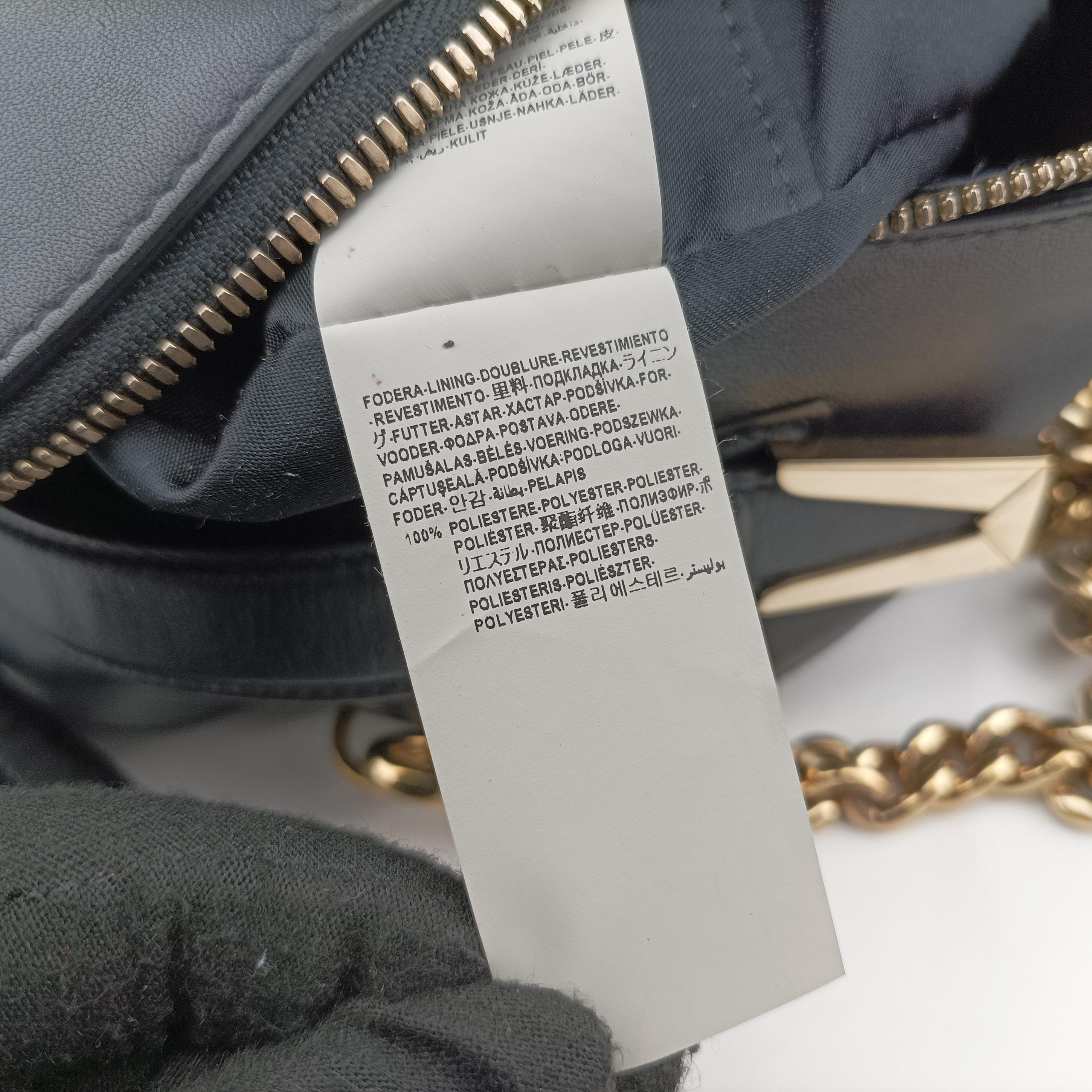 Secondhand VERSACE La Medusa Black Leather  backpack/rucksack | stylenewstar