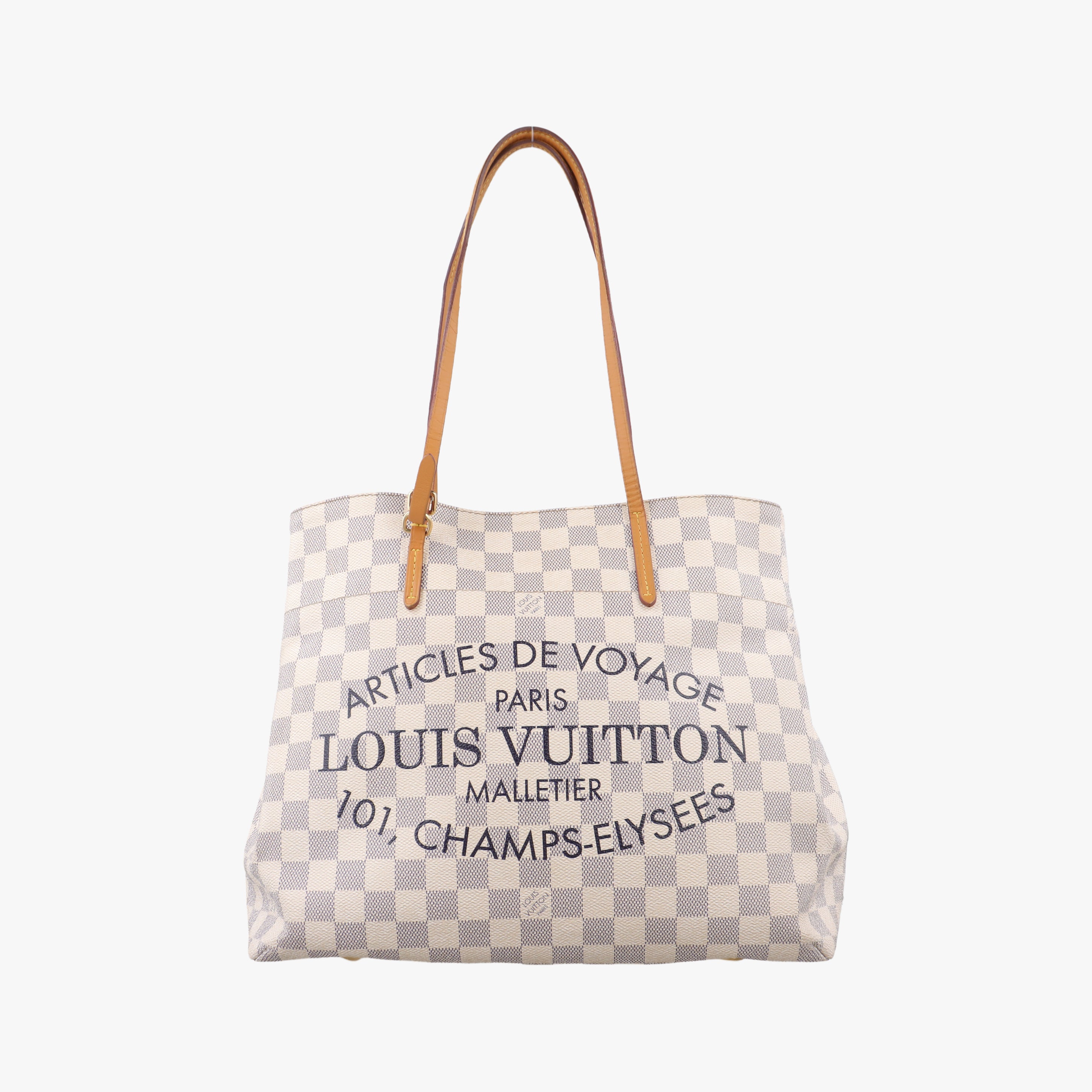Vintage Louis Vuitton Cabas MM Azur Damier Canvas N41375 shoulderbag | stylenewstar
