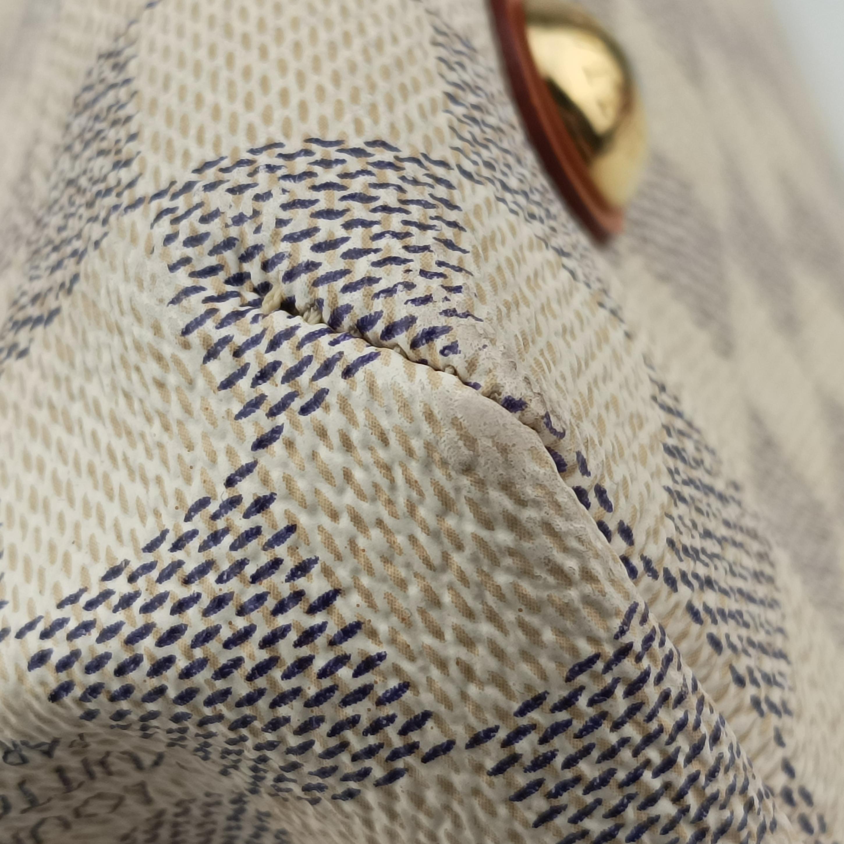 Vintage Louis Vuitton Cabas MM Azur Damier Canvas N41375 shoulderbag | stylenewstar