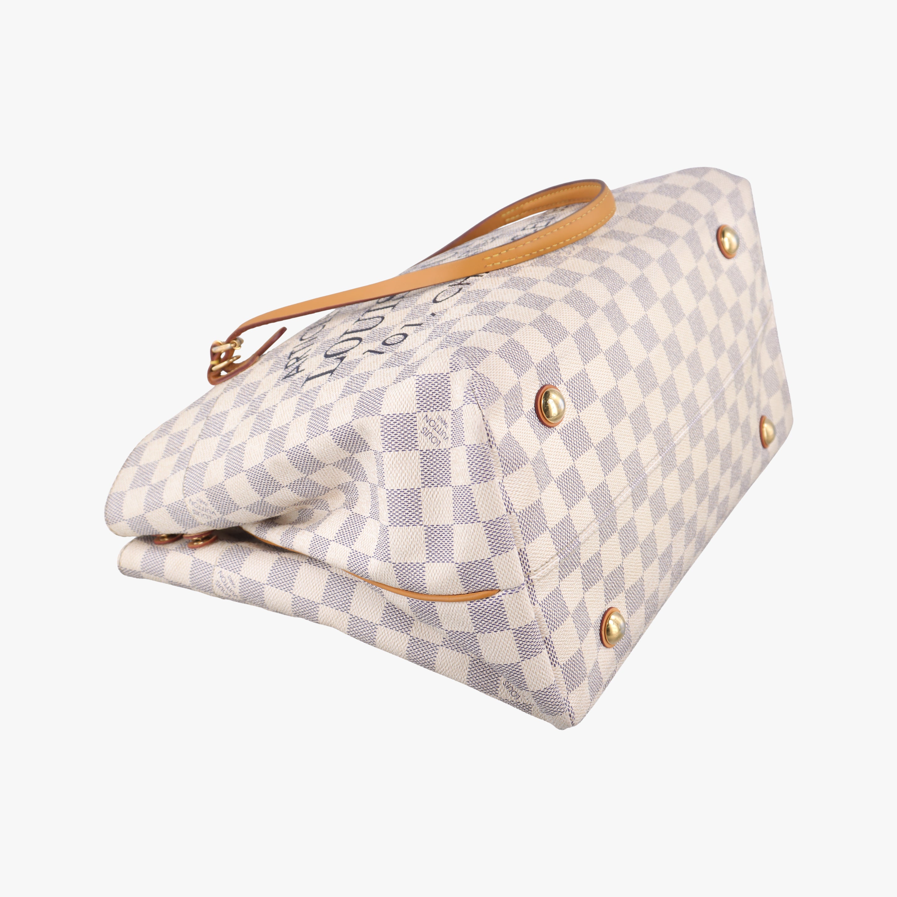 Vintage Louis Vuitton Cabas MM Azur Damier Canvas N41375 shoulderbag | stylenewstar