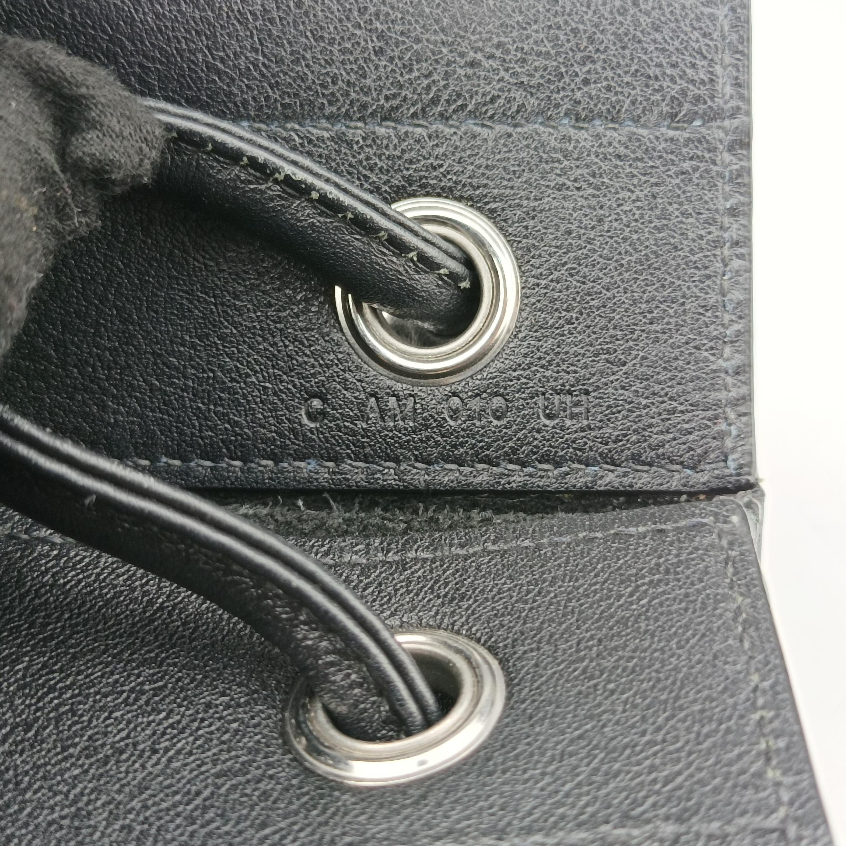 Vintage Hermes Sac Aline mini Black leather  shoulderbag | stylenewstar