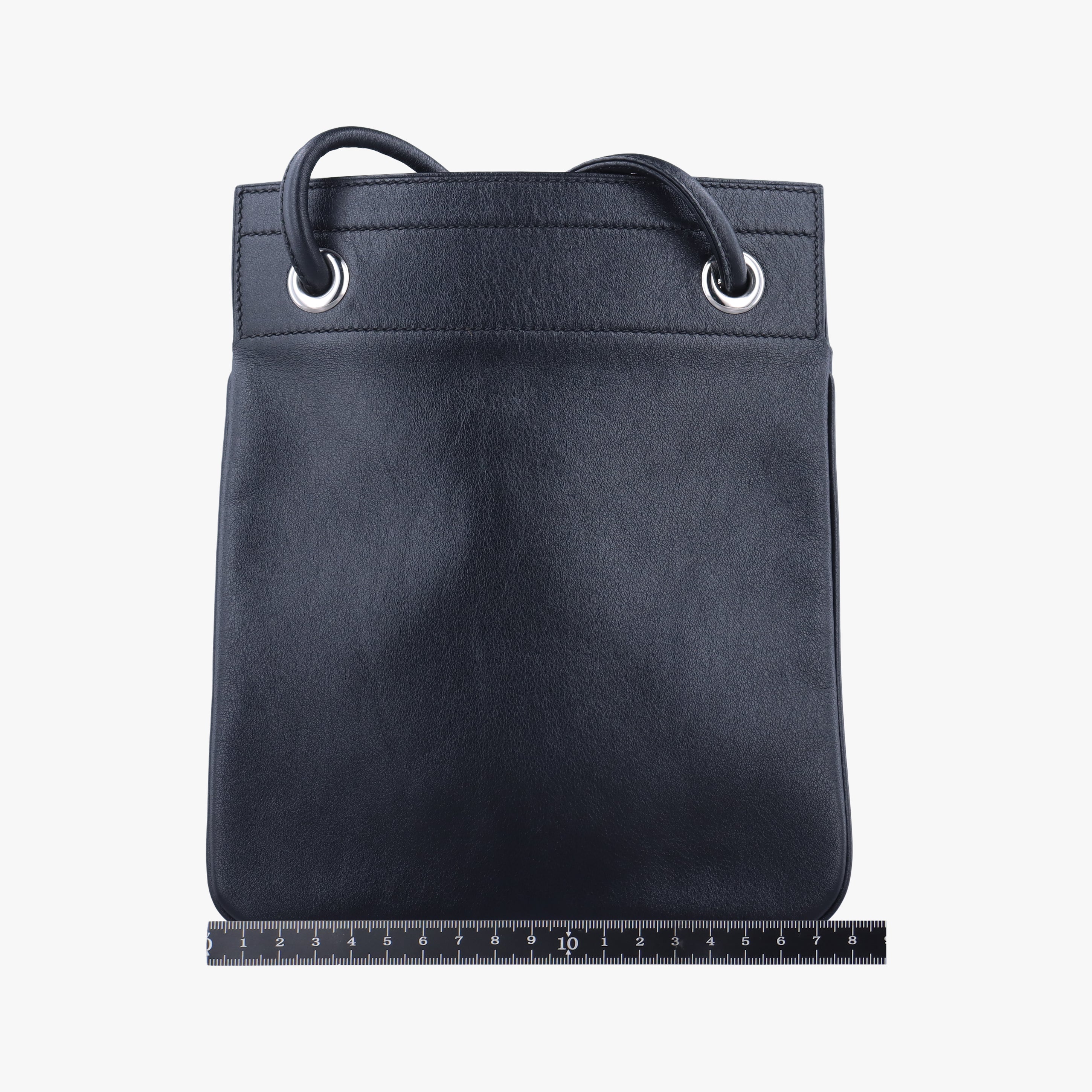 Vintage Hermes Sac Aline mini Black leather  shoulderbag | stylenewstar