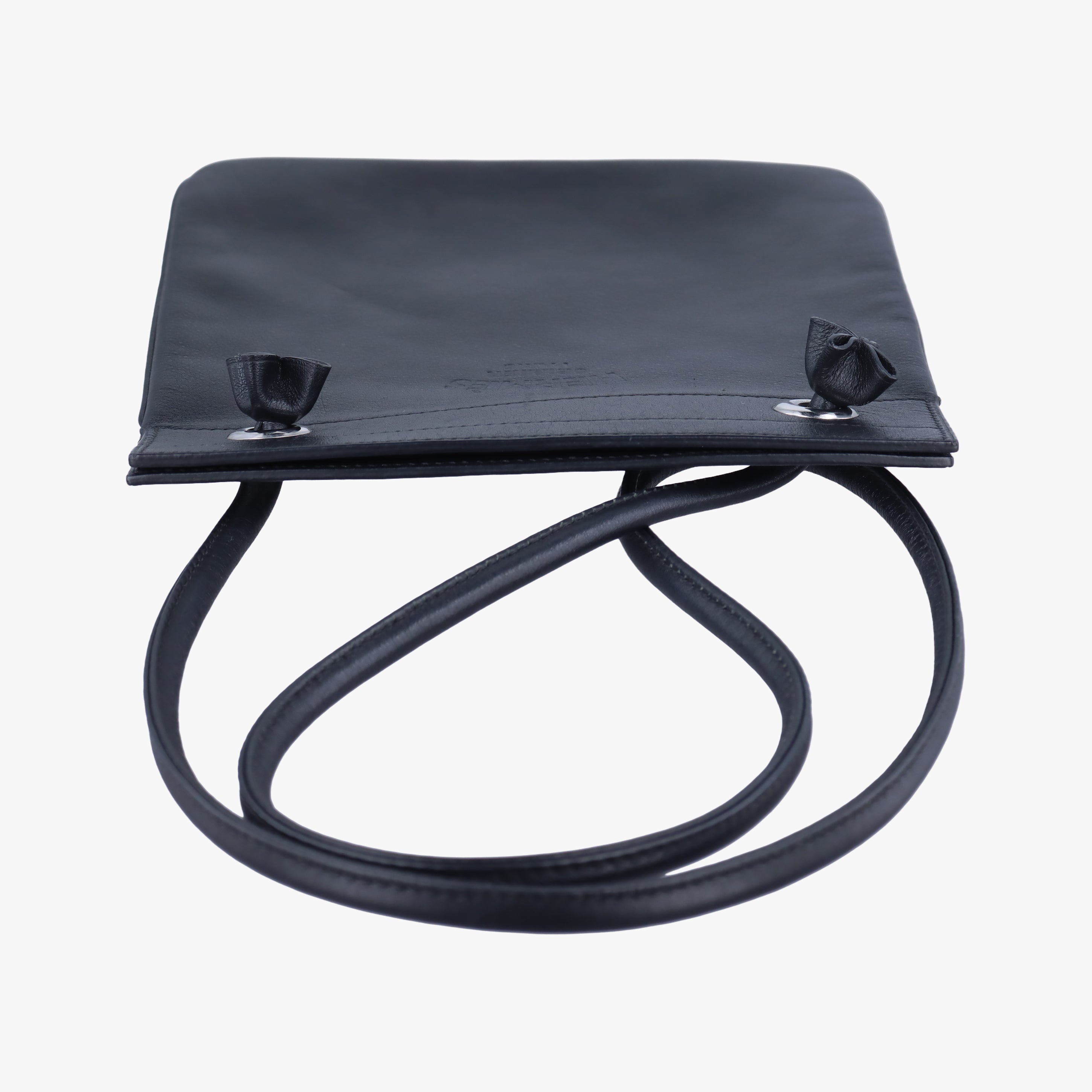 Vintage Hermes Sac Aline mini Black leather  shoulderbag | stylenewstar