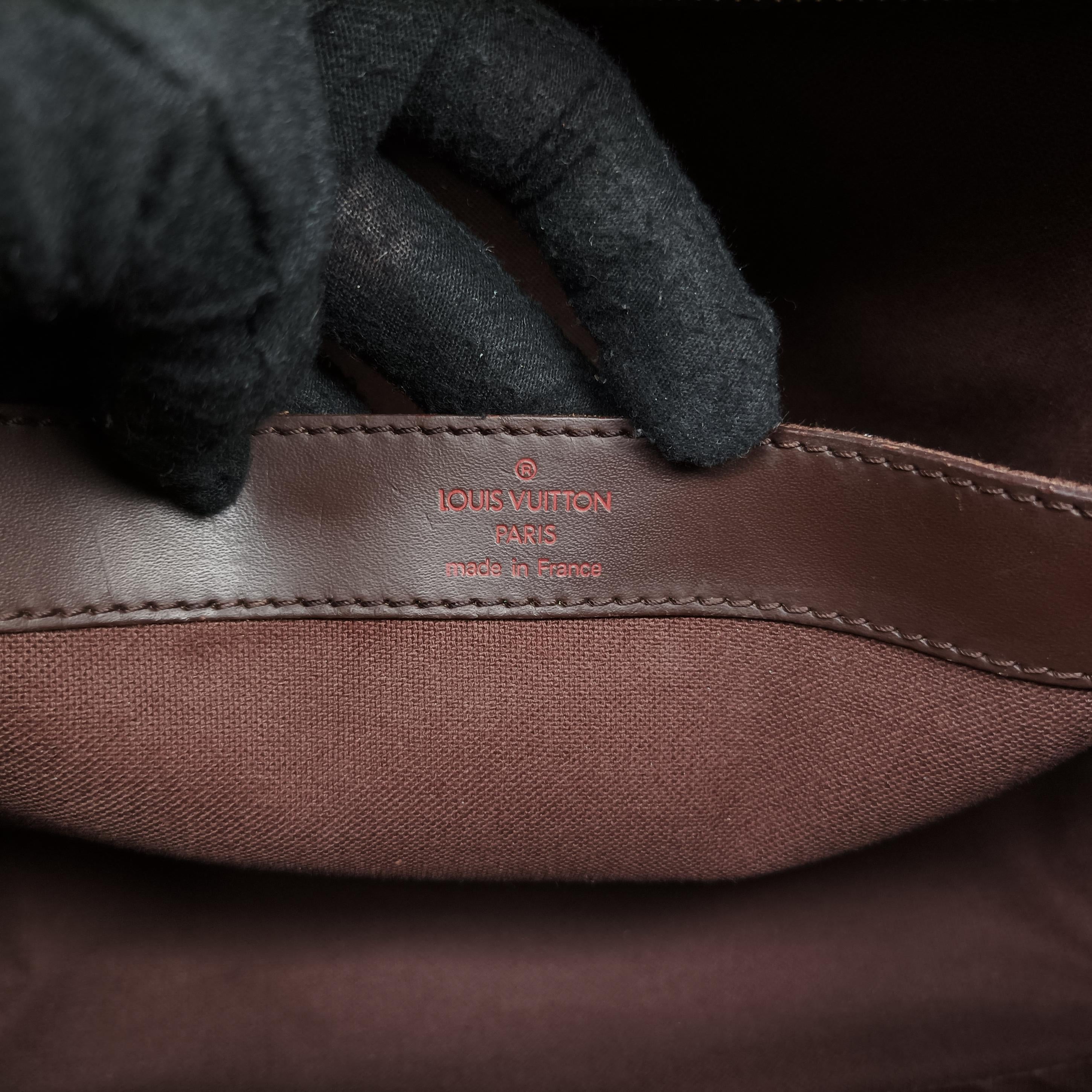 Secondhand Louis Vuitton NAVIGLIO EBENE Damier Canvas N45255 shoulderbag | stylenewstar