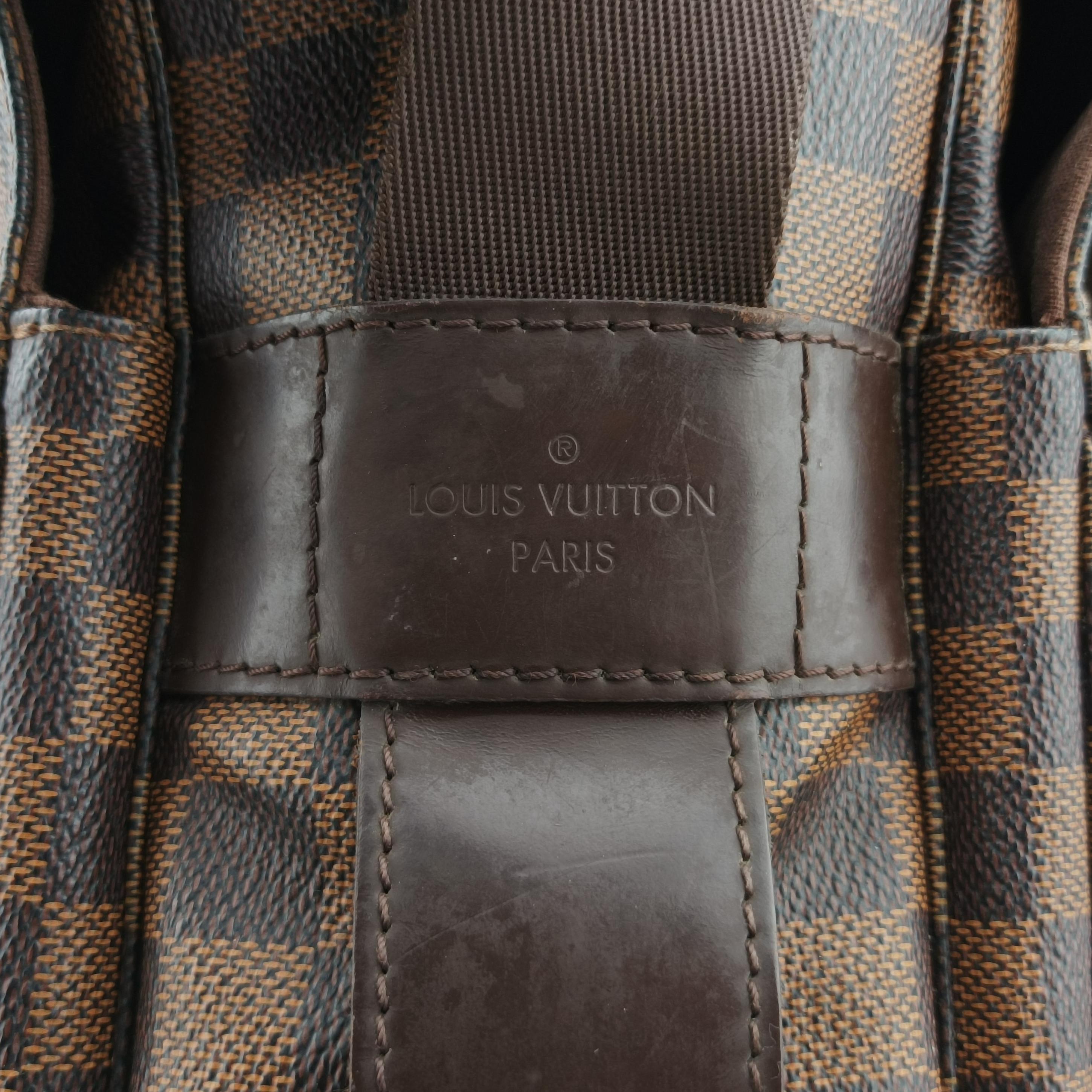 Secondhand Louis Vuitton NAVIGLIO EBENE Damier Canvas N45255 shoulderbag | stylenewstar