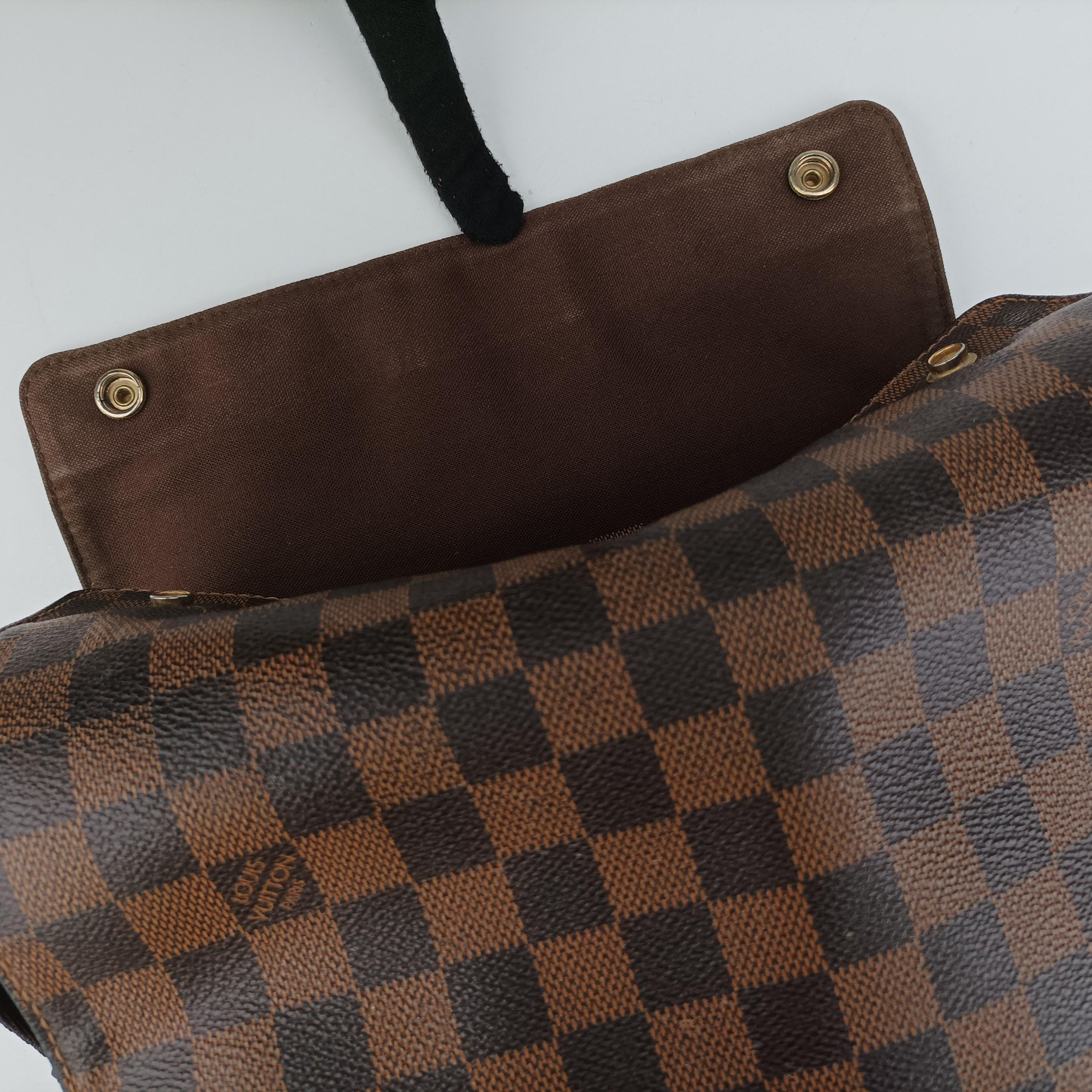 Secondhand Louis Vuitton NAVIGLIO EBENE Damier Canvas N45255 shoulderbag | stylenewstar