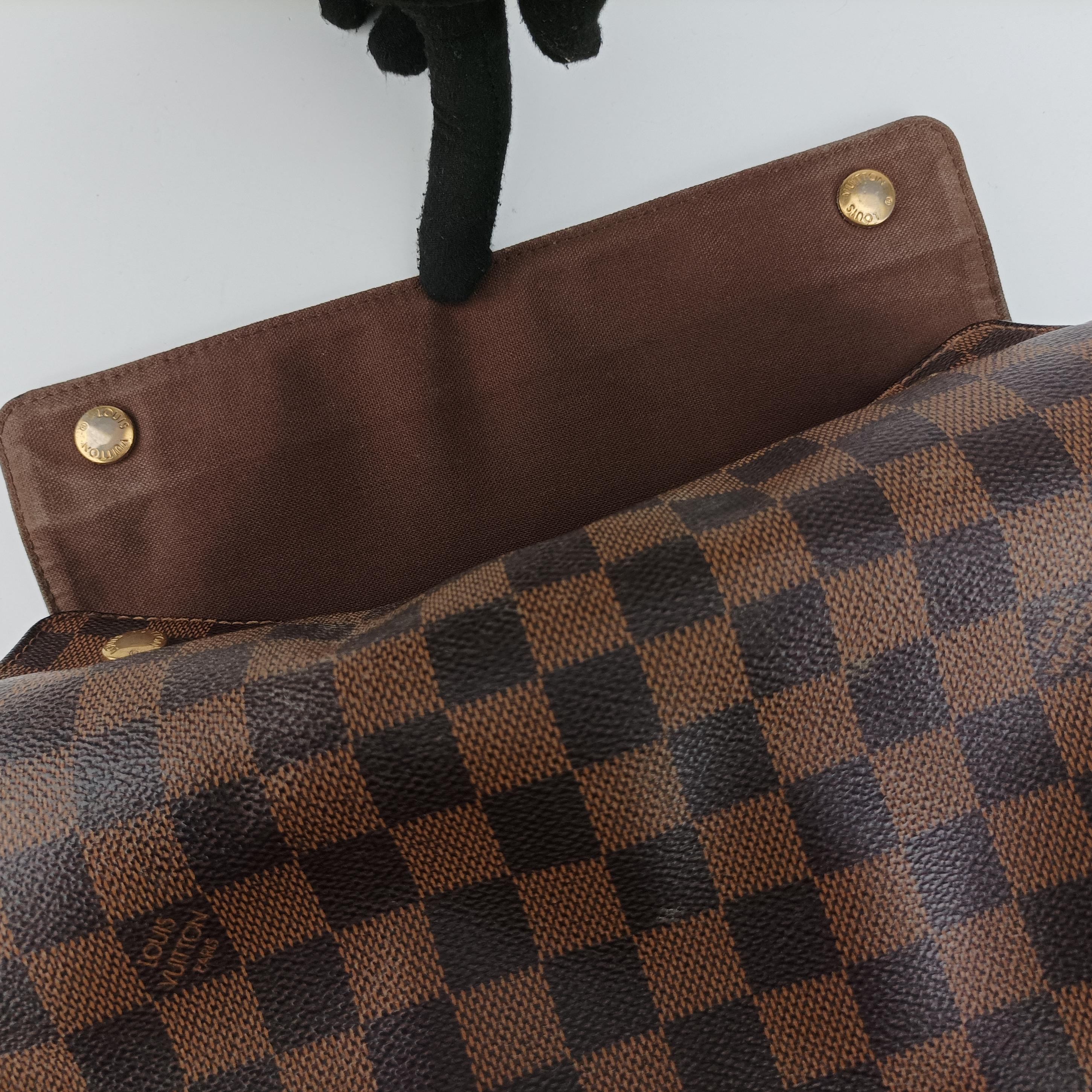 Secondhand Louis Vuitton NAVIGLIO EBENE Damier Canvas N45255 shoulderbag | stylenewstar