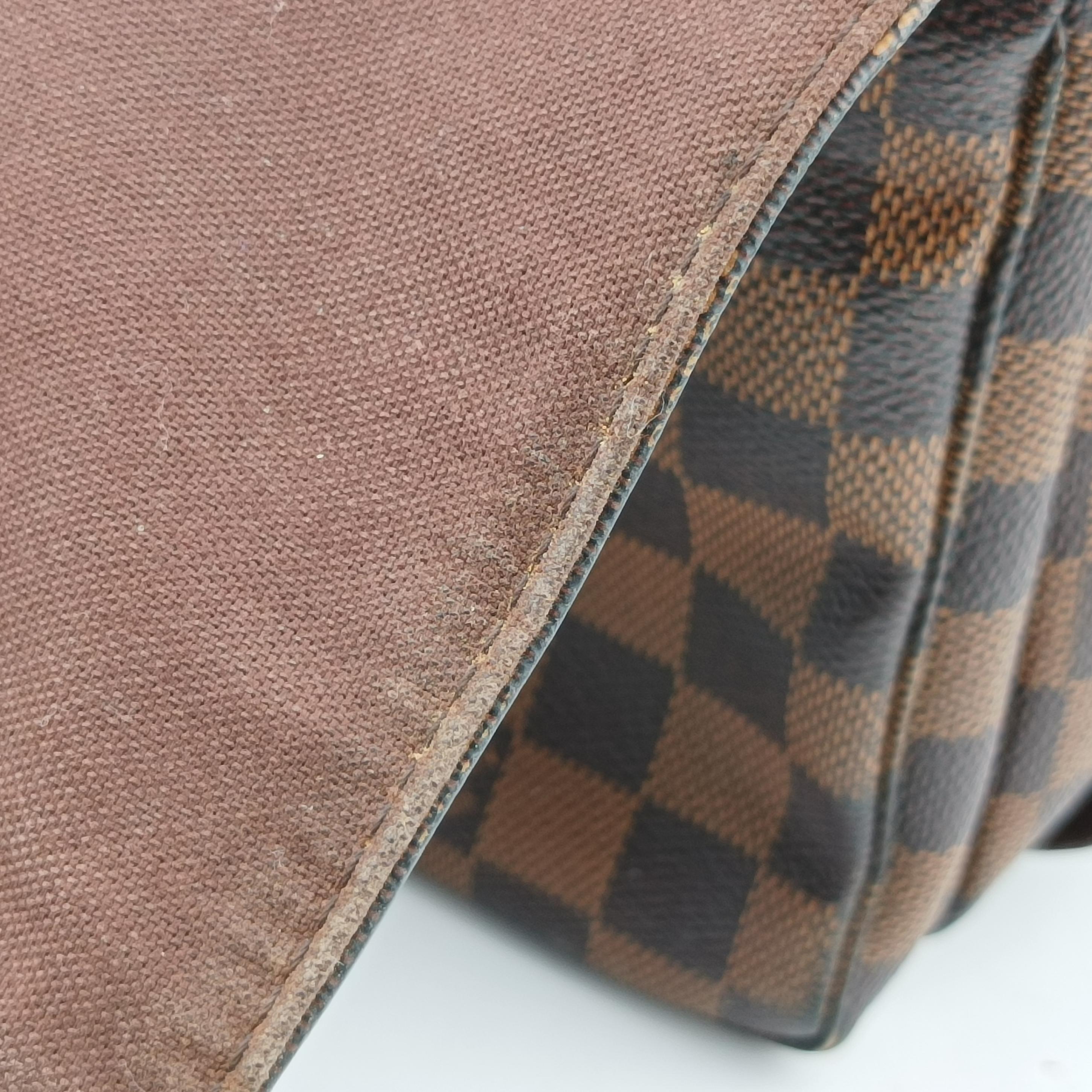 Secondhand Louis Vuitton NAVIGLIO EBENE Damier Canvas N45255 shoulderbag | stylenewstar