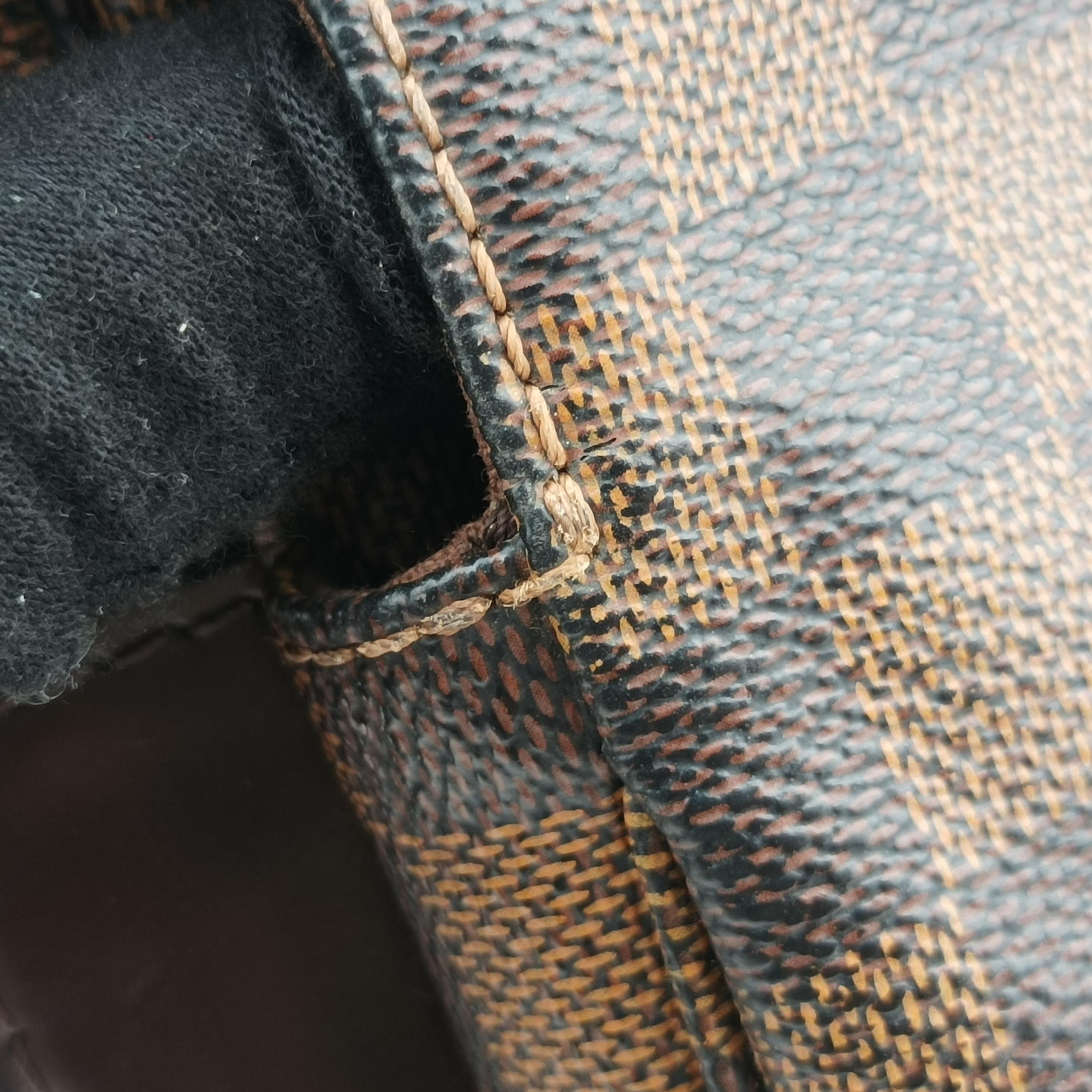 Secondhand Louis Vuitton NAVIGLIO EBENE Damier Canvas N45255 shoulderbag | stylenewstar