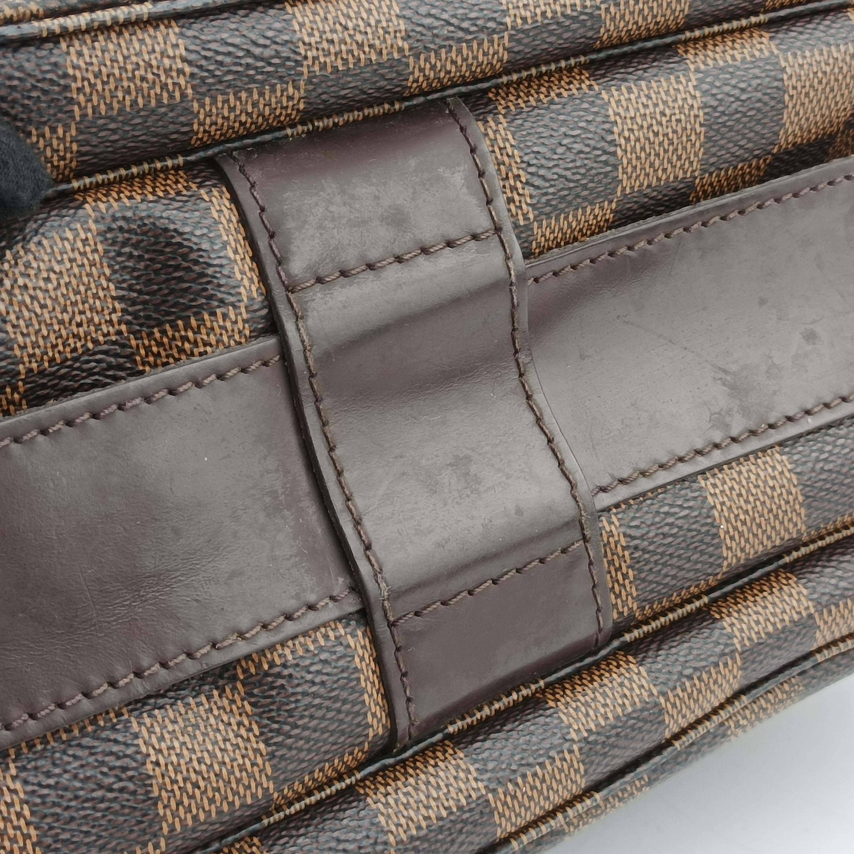 Secondhand Louis Vuitton NAVIGLIO EBENE Damier Canvas N45255 shoulderbag | stylenewstar