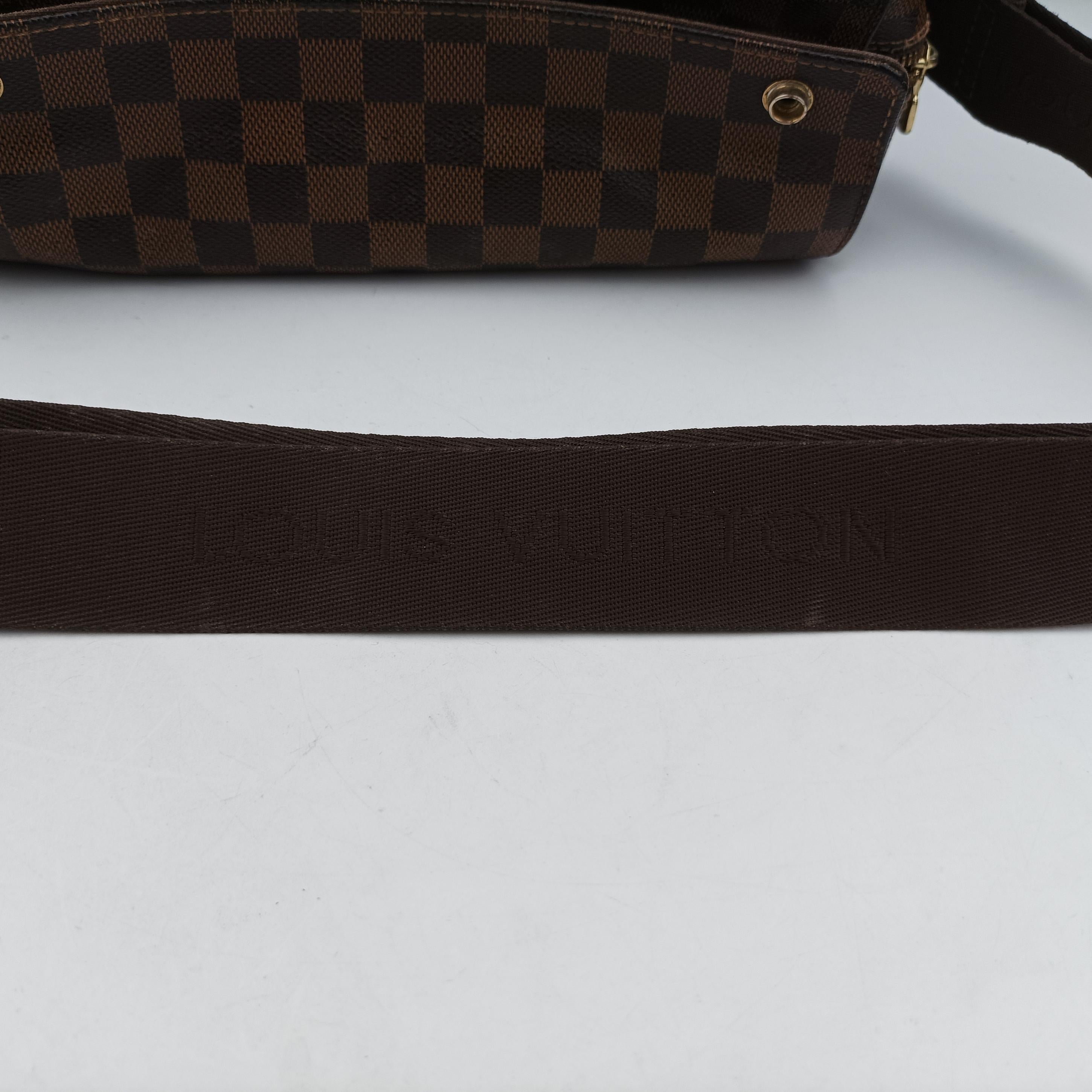 Secondhand Louis Vuitton NAVIGLIO EBENE Damier Canvas N45255 shoulderbag | stylenewstar