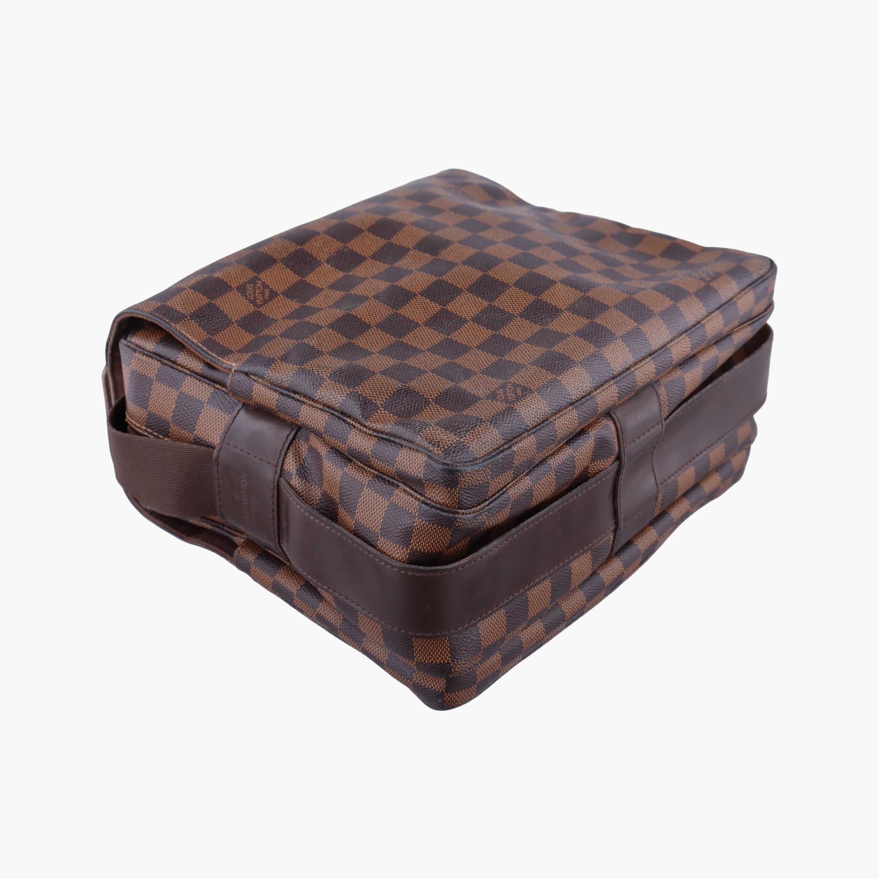 Secondhand Louis Vuitton NAVIGLIO EBENE Damier Canvas N45255 shoulderbag | stylenewstar