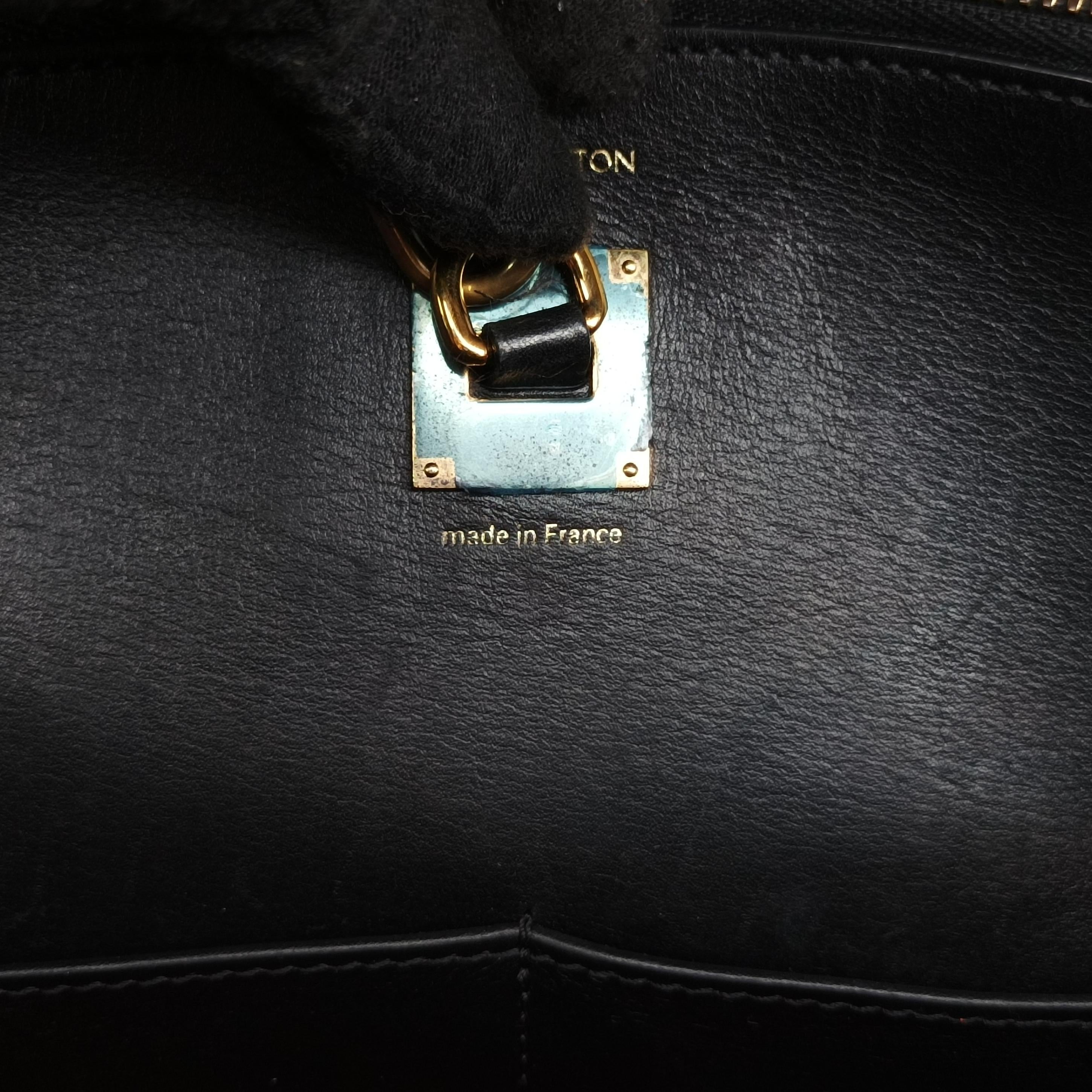 Pre-owned Louis Vuitton City Steamer MM Ruby×Noir Leather M42594 shoulderbag | stylenewstar