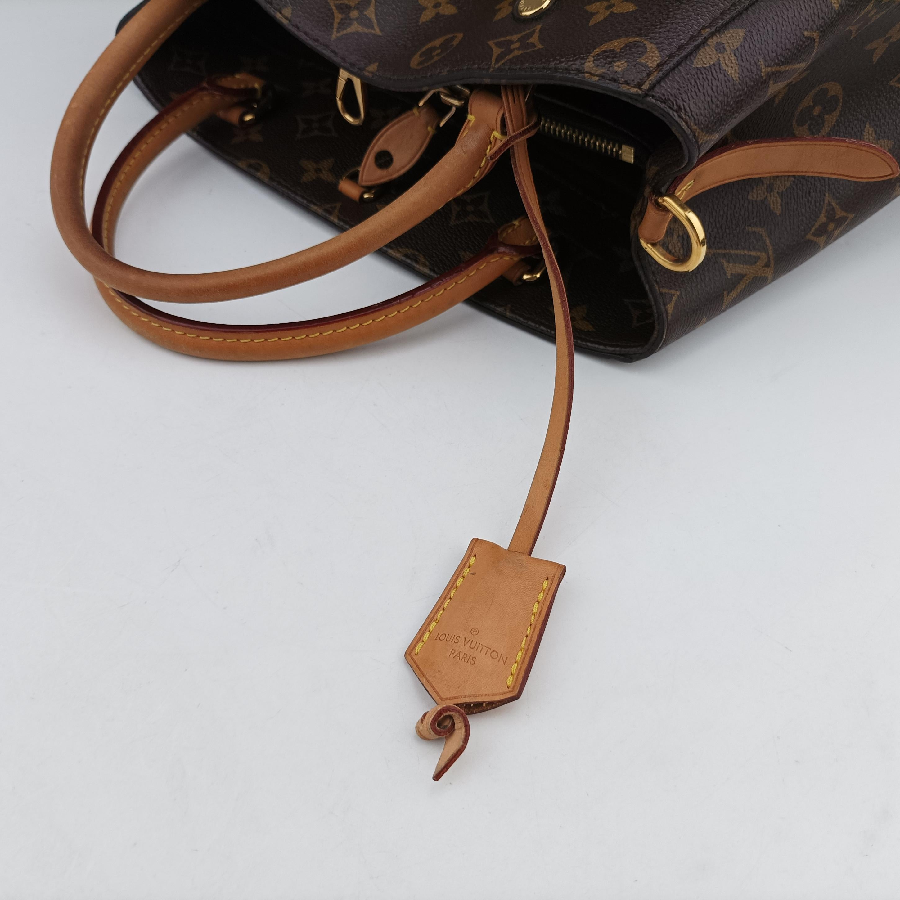 Pre-owned Louis Vuitton MONTAIGNE MM Brown Monogram Canvas M41056 shoulderbag | stylenewstar