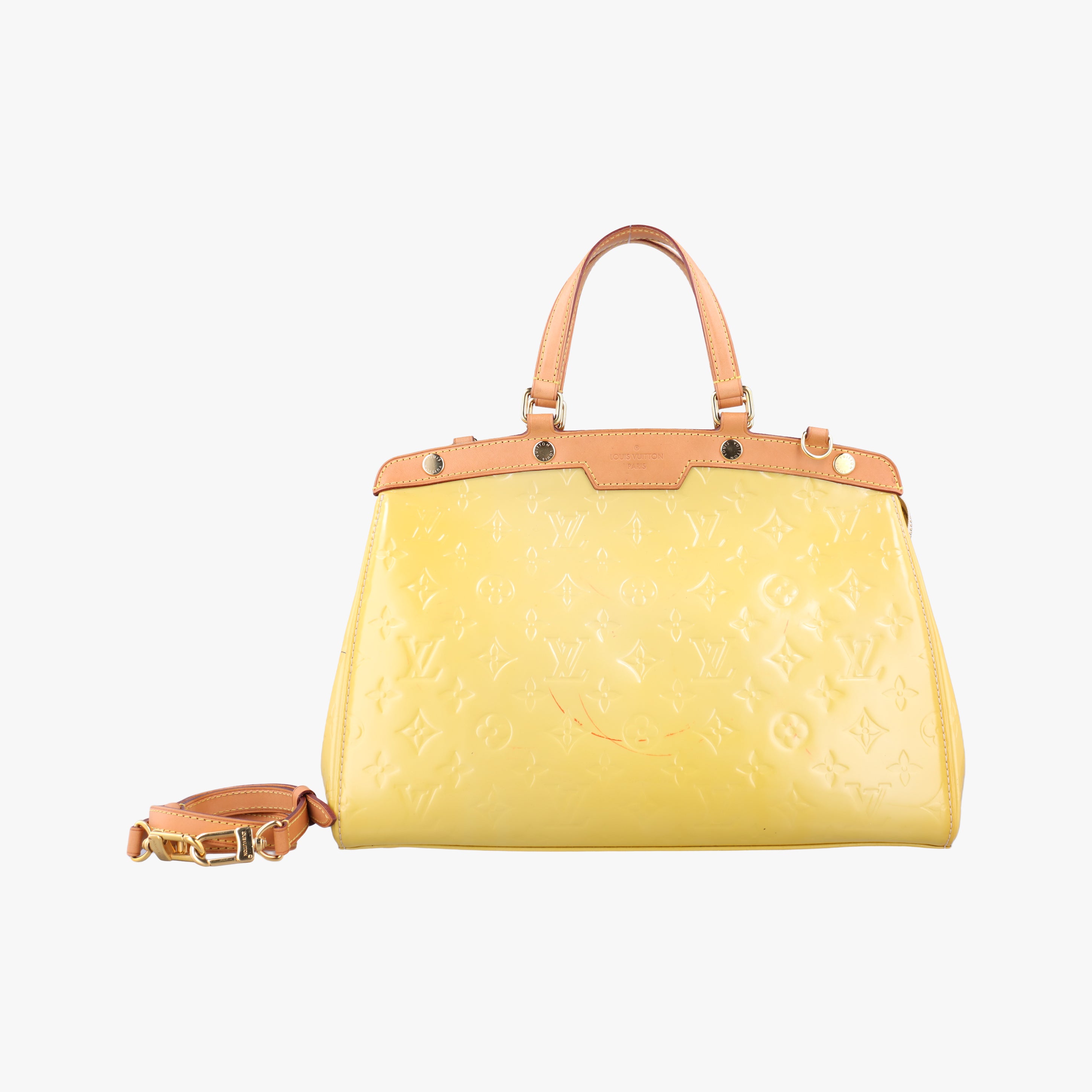 Pre-owned Louis Vuitton Br¨|a MM Dunne Vernis M90180 shoulderbag | stylenewstar