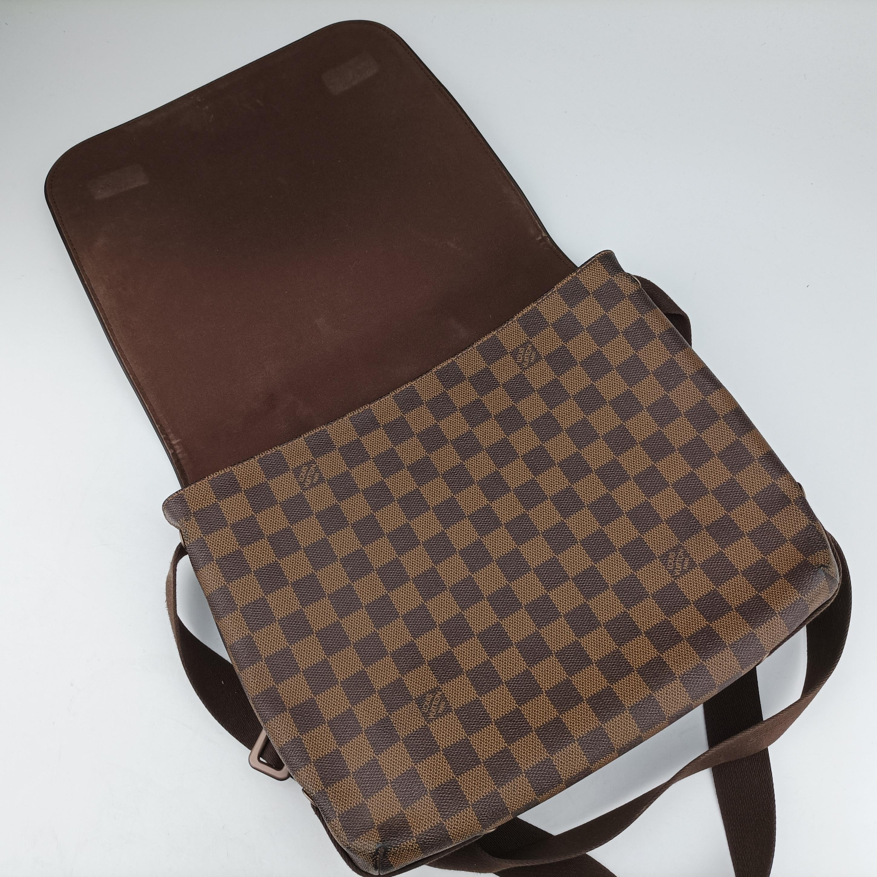 Secondhand Louis Vuitton BROOKLYN MM EBENE Damier Canvas N51211 shoulderbag | stylenewstar