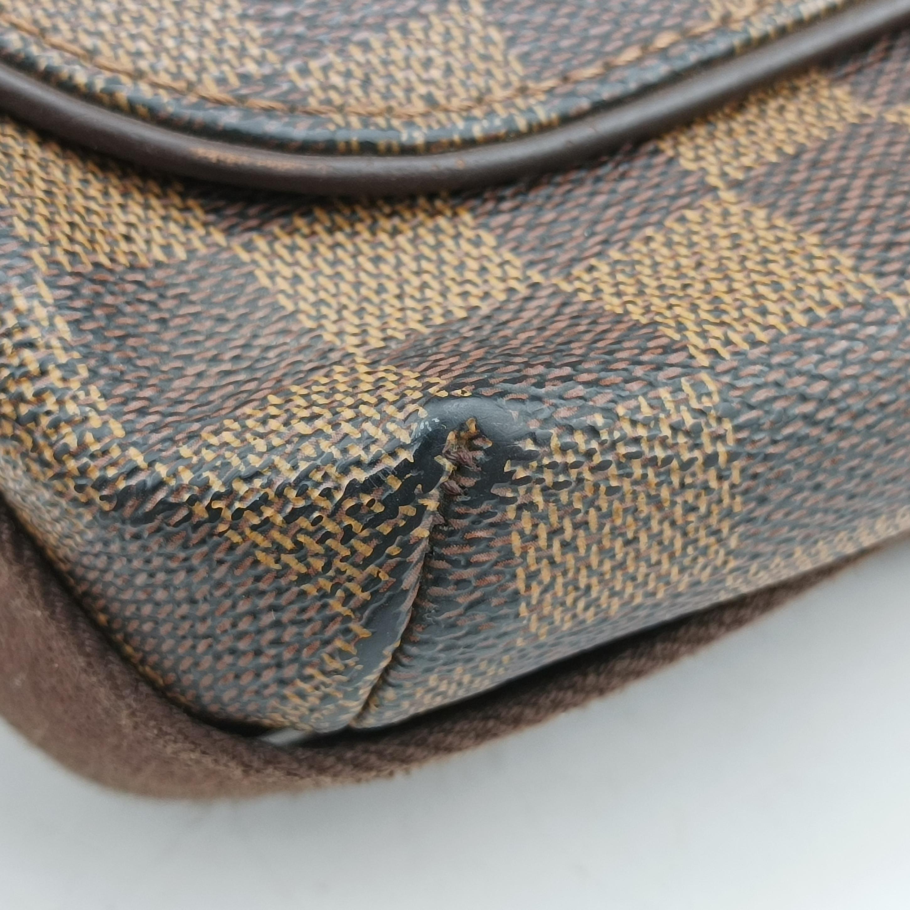 Secondhand Louis Vuitton BROOKLYN MM EBENE Damier Canvas N51211 shoulderbag | stylenewstar