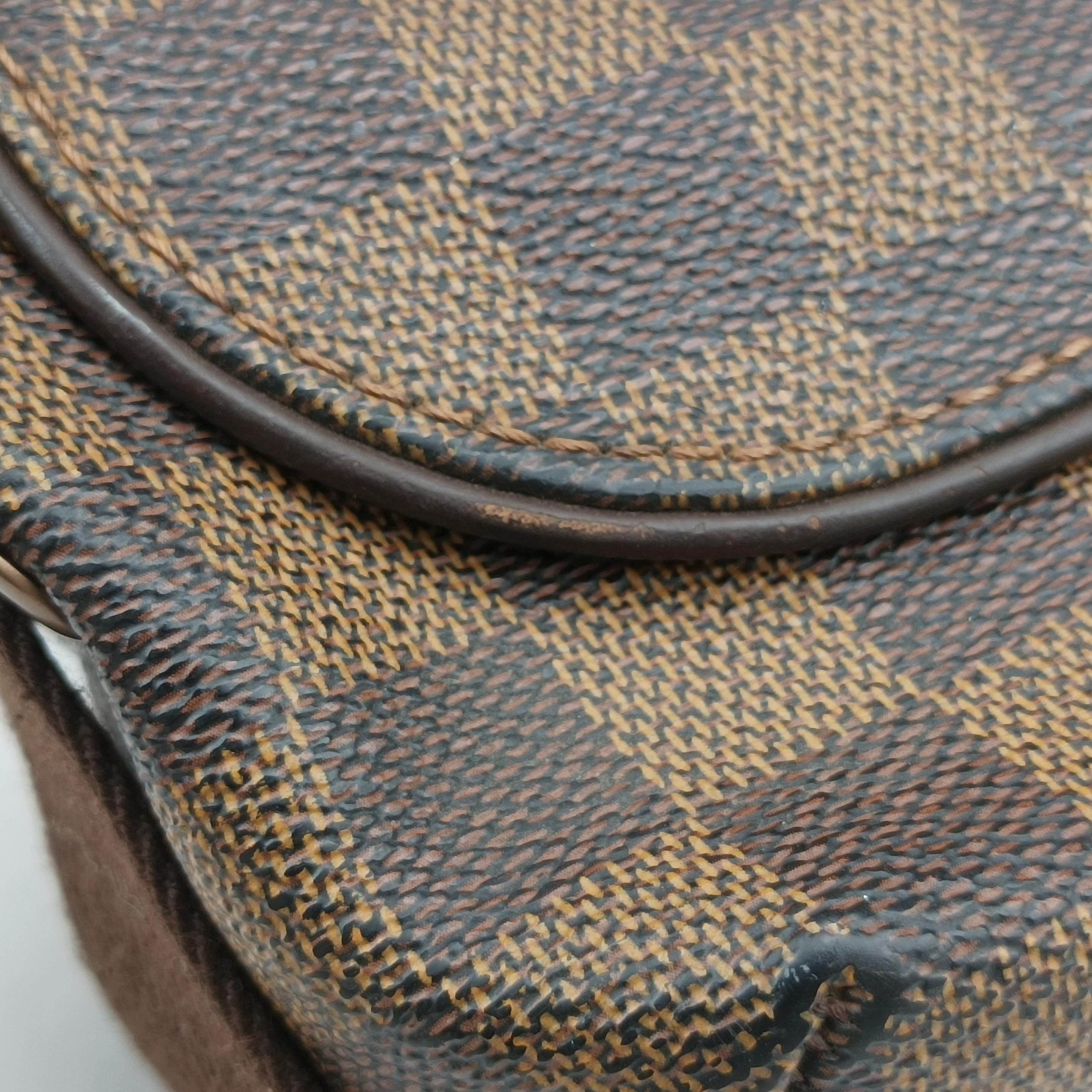 Secondhand Louis Vuitton BROOKLYN MM EBENE Damier Canvas N51211 shoulderbag | stylenewstar