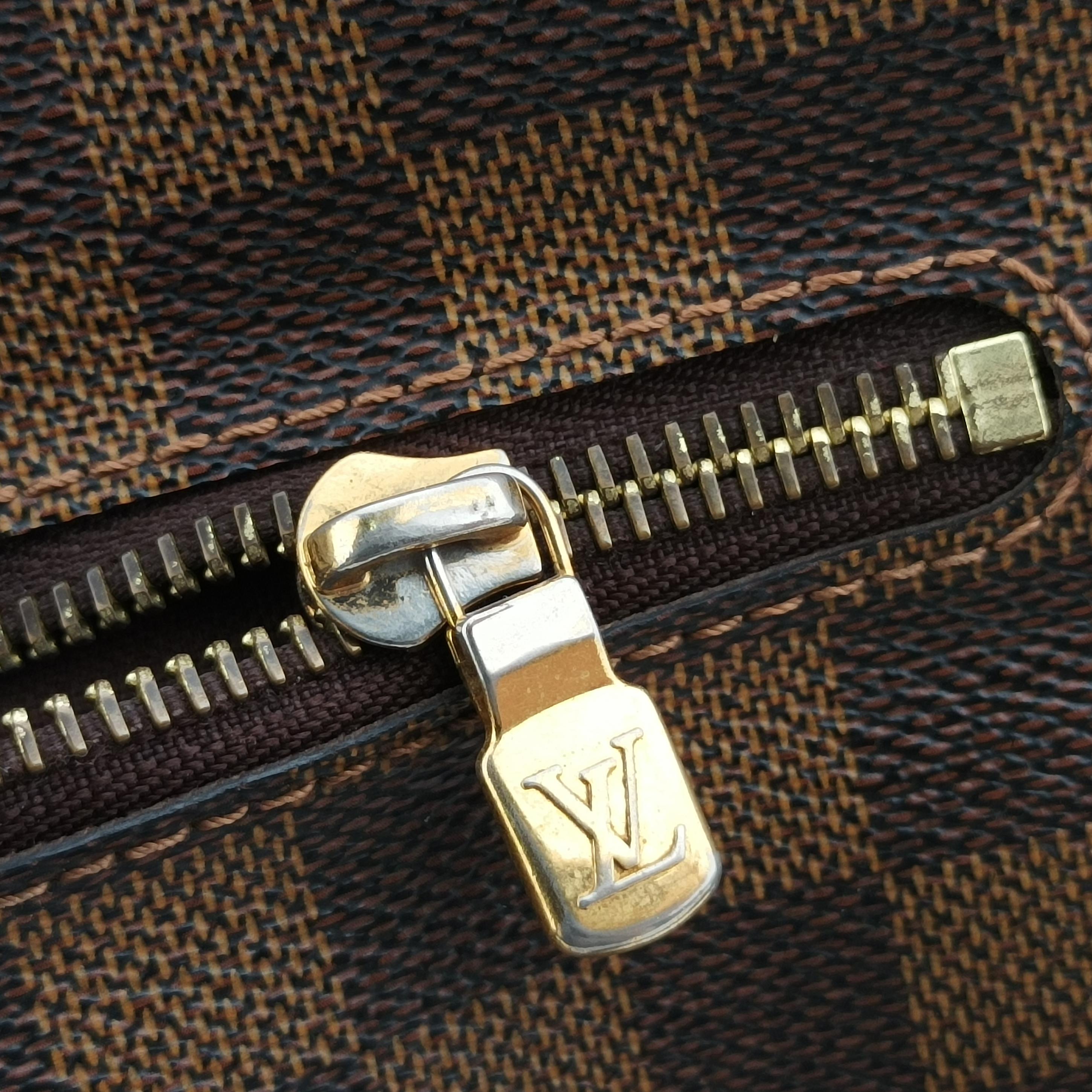 Secondhand Louis Vuitton BROOKLYN MM EBENE Damier Canvas N51211 shoulderbag | stylenewstar