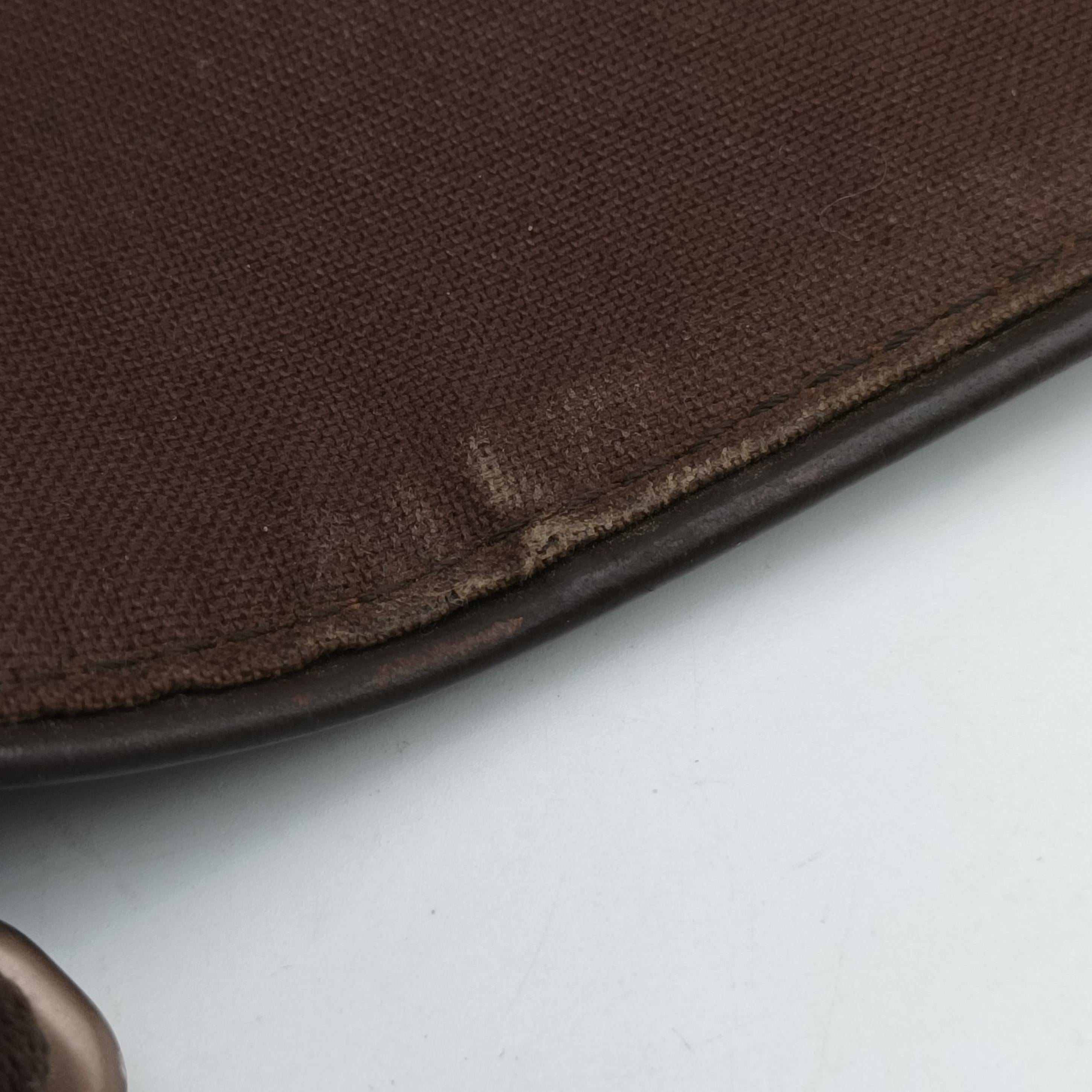 Secondhand Louis Vuitton BROOKLYN MM EBENE Damier Canvas N51211 shoulderbag | stylenewstar
