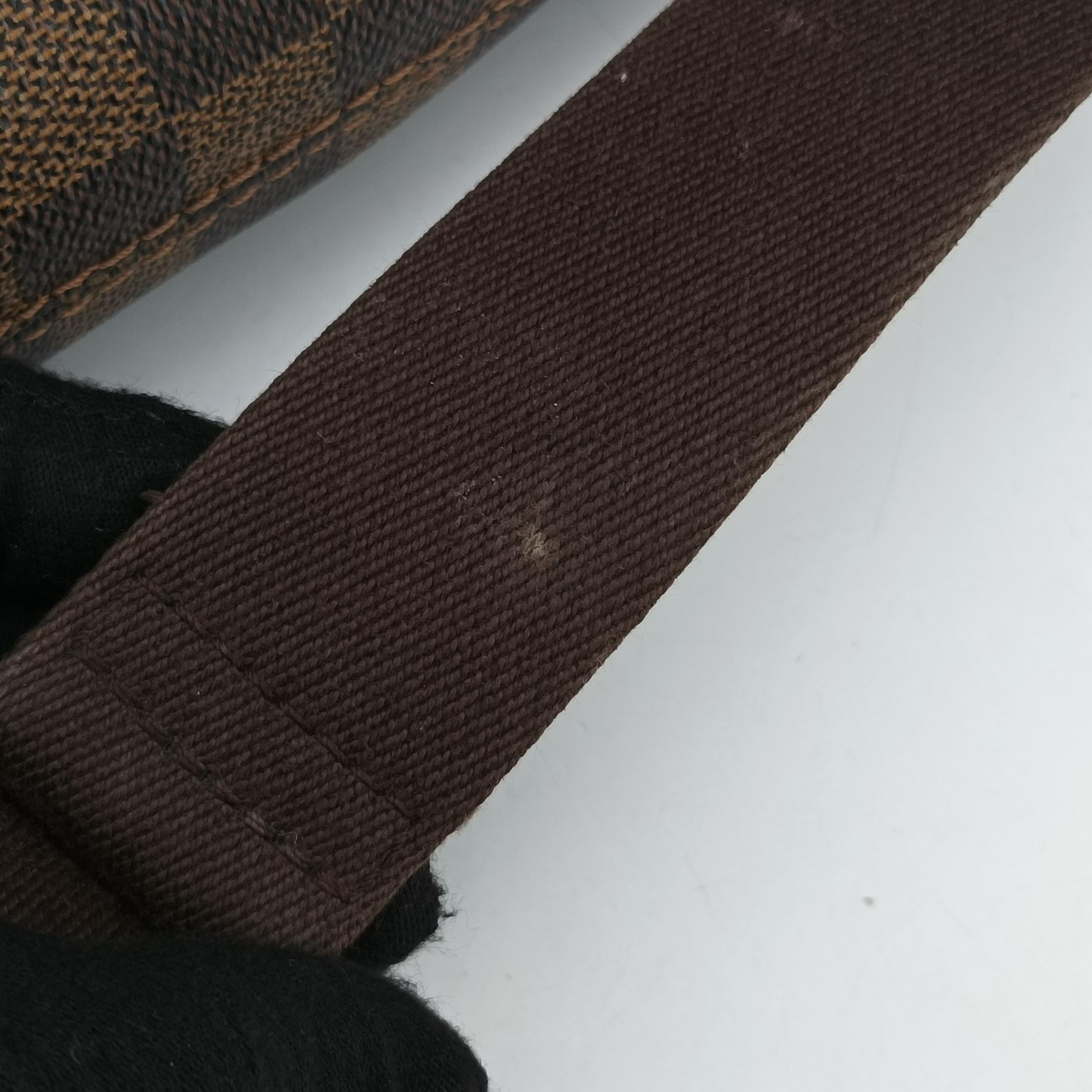 Secondhand Louis Vuitton BROOKLYN MM EBENE Damier Canvas N51211 shoulderbag | stylenewstar