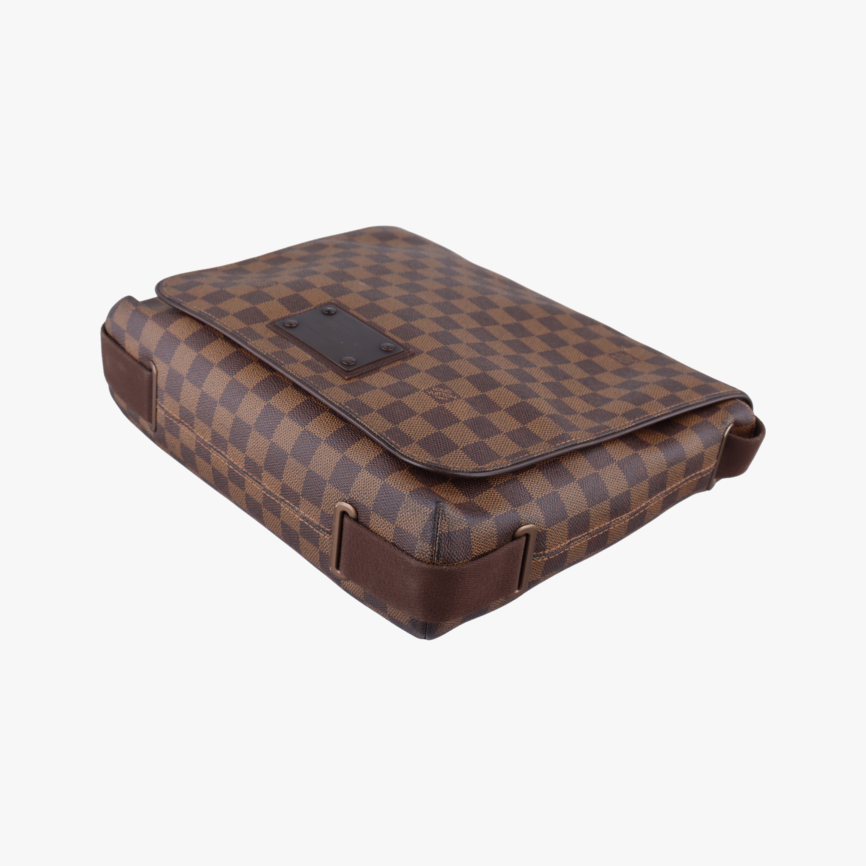 Secondhand Louis Vuitton BROOKLYN MM EBENE Damier Canvas N51211 shoulderbag | stylenewstar