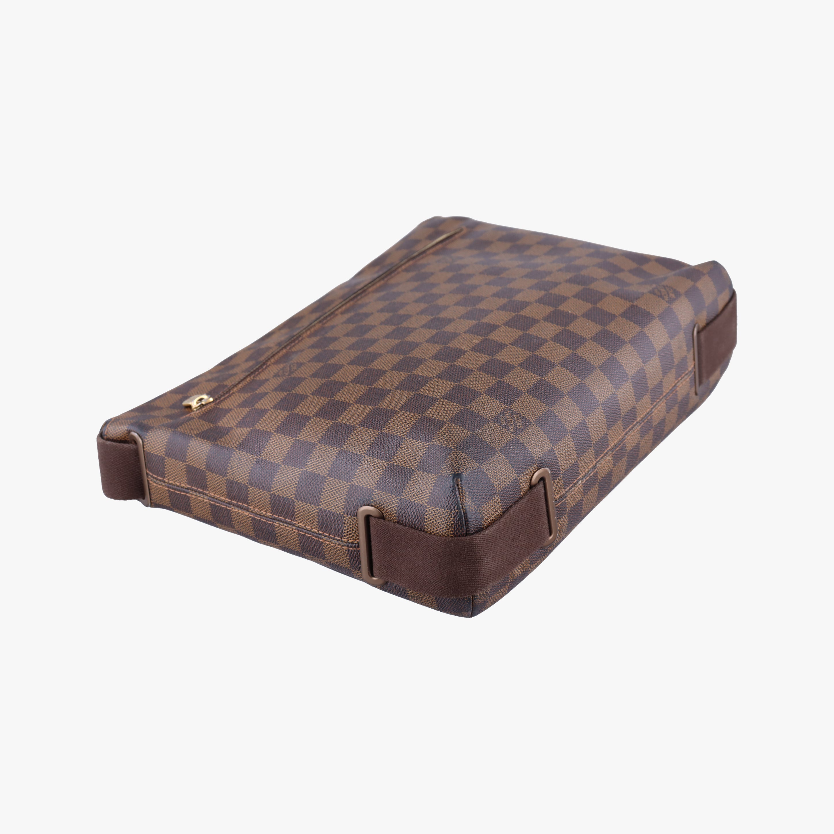 Secondhand Louis Vuitton BROOKLYN MM EBENE Damier Canvas N51211 shoulderbag | stylenewstar