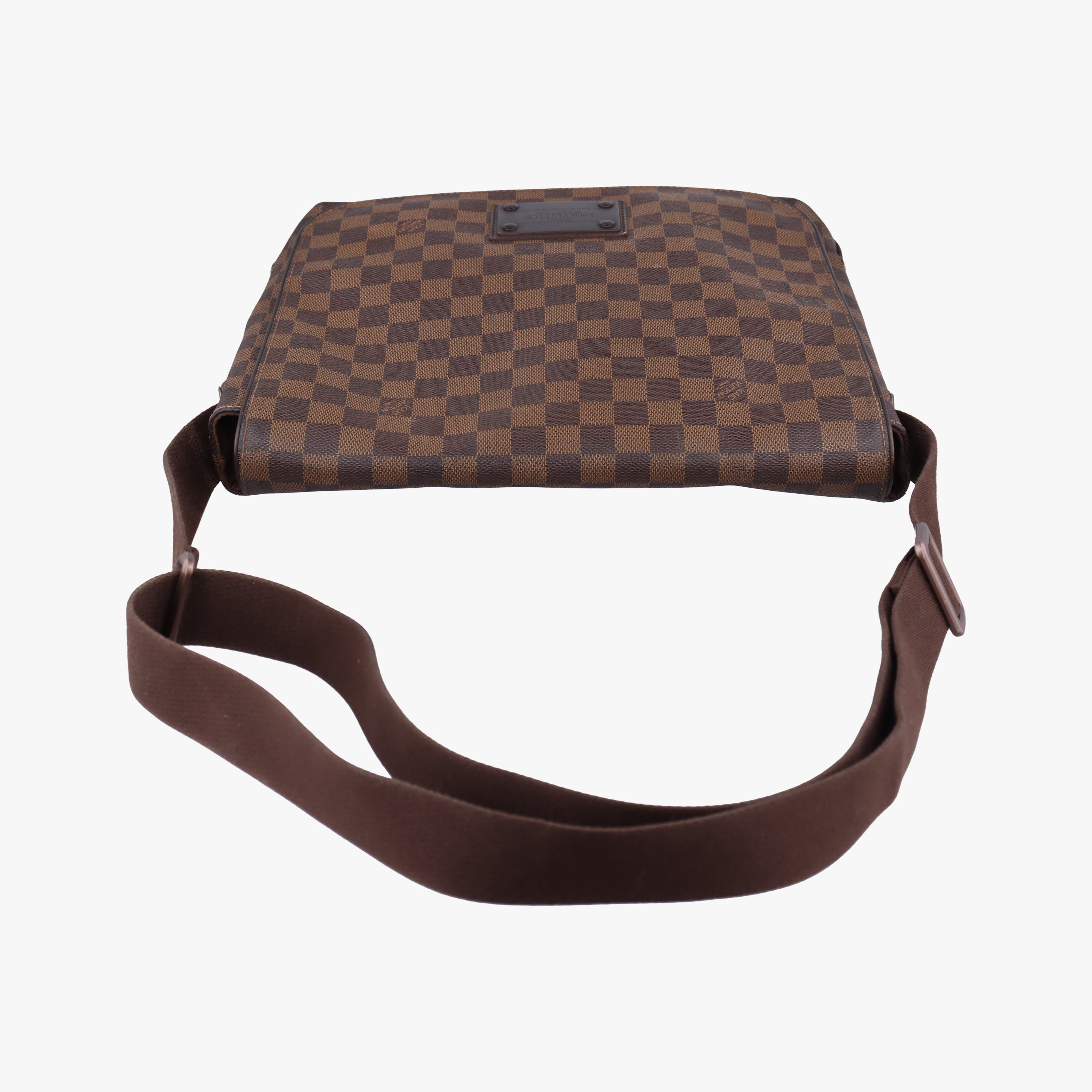Secondhand Louis Vuitton BROOKLYN MM EBENE Damier Canvas N51211 shoulderbag | stylenewstar