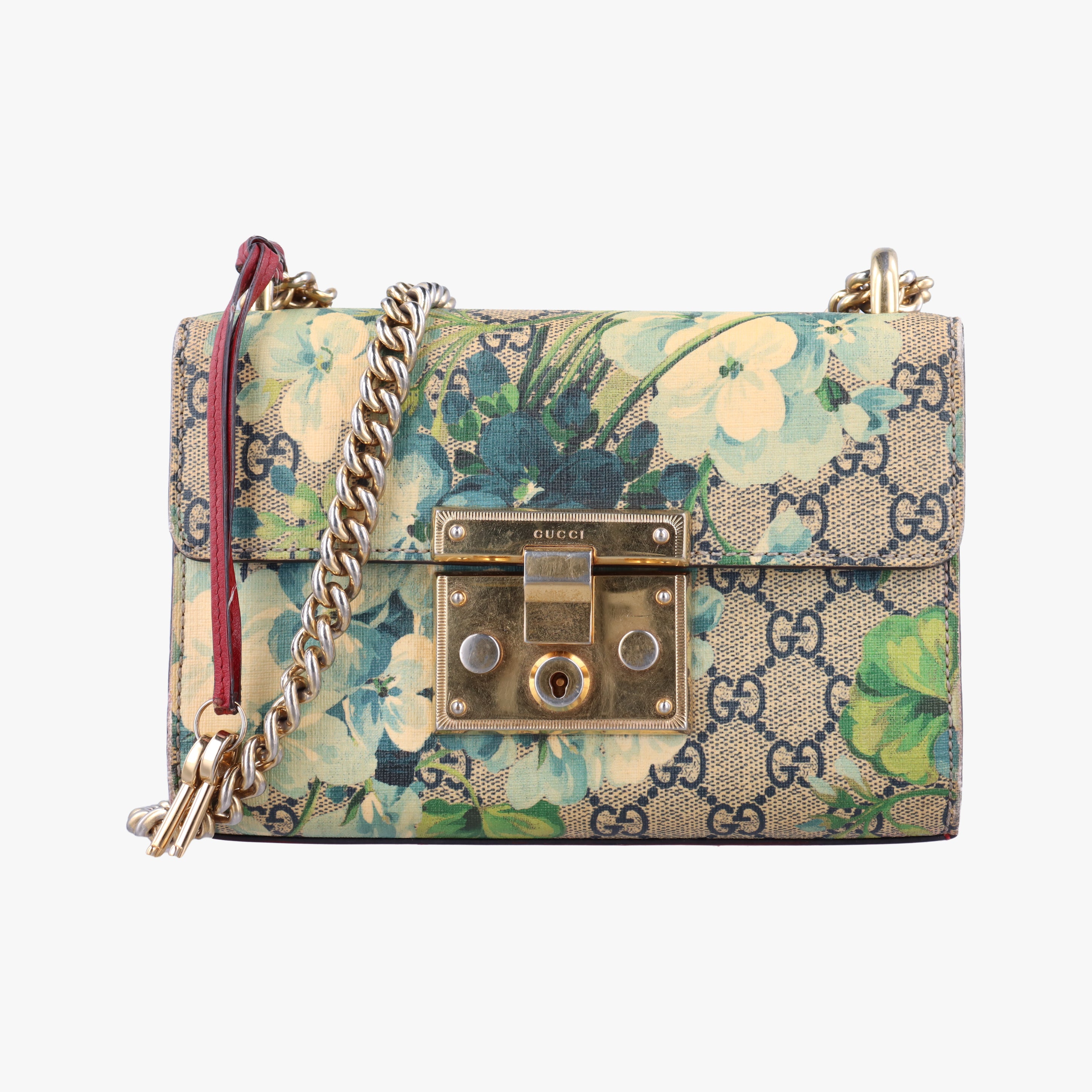 Pre-owned Gucci Padlock Multicolour PVC coated canvas 409487 shoulderbag | stylenewstar