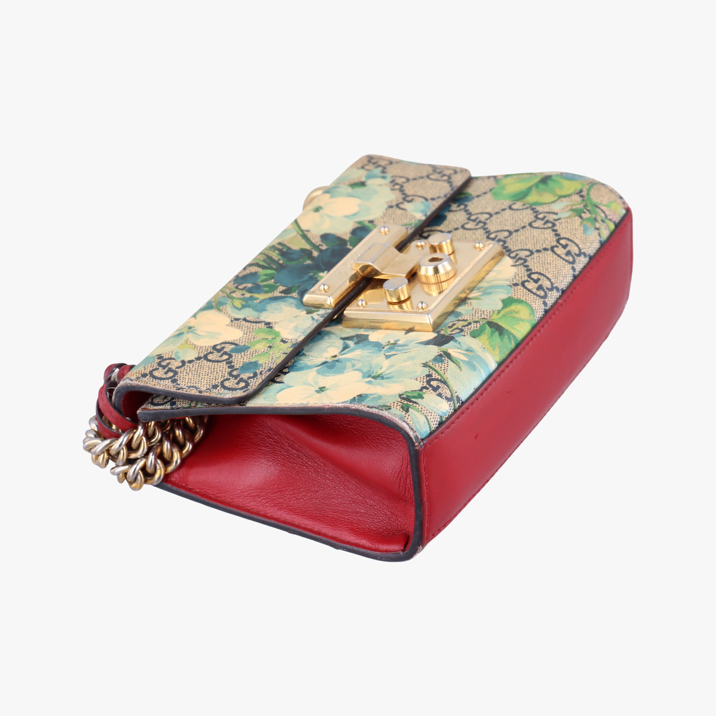 Pre-owned Gucci Padlock Multicolour PVC coated canvas 409487 shoulderbag | stylenewstar