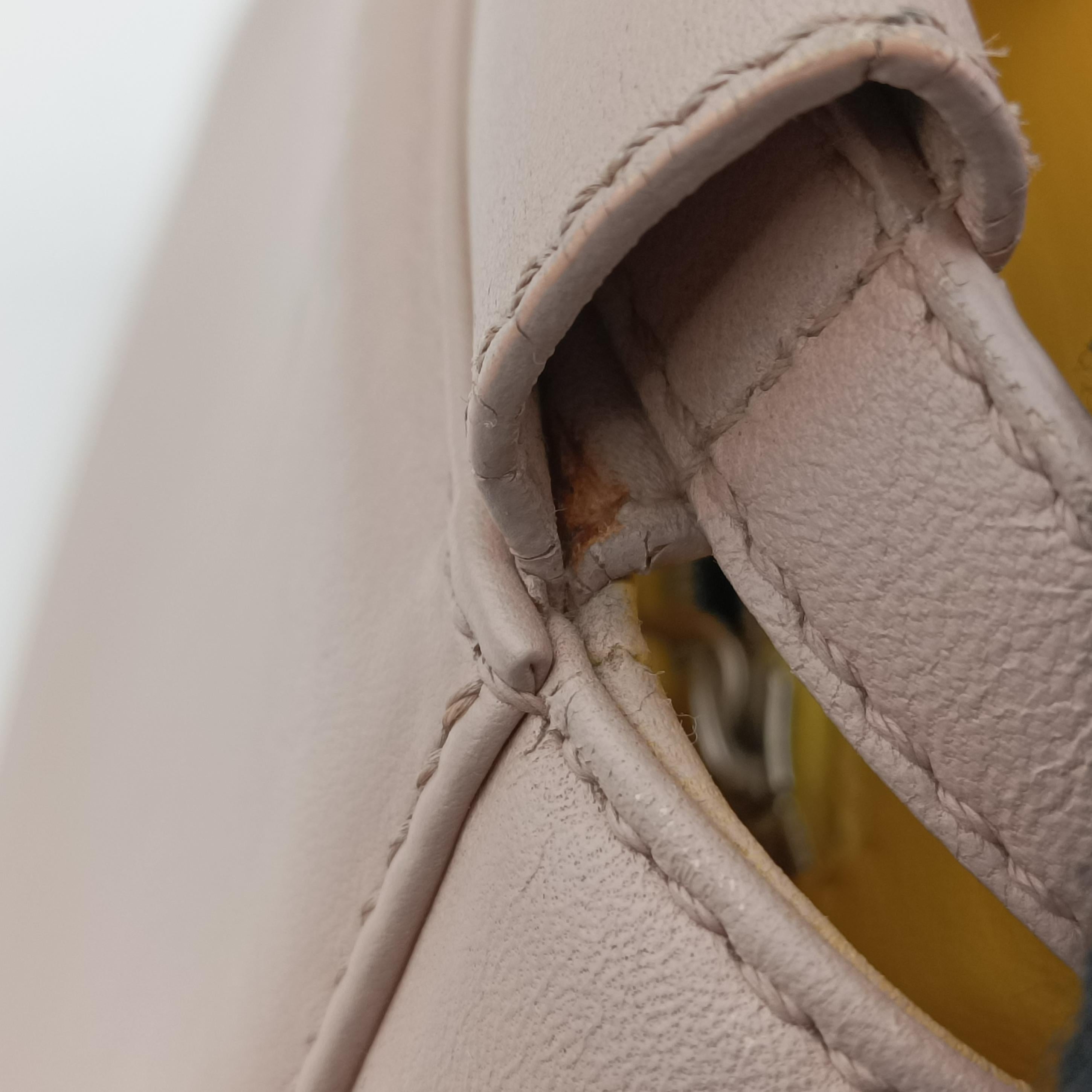 Pre-owned Fendi PEEKABOO Pink Leather 8BN244 shoulderbag | stylenewstar