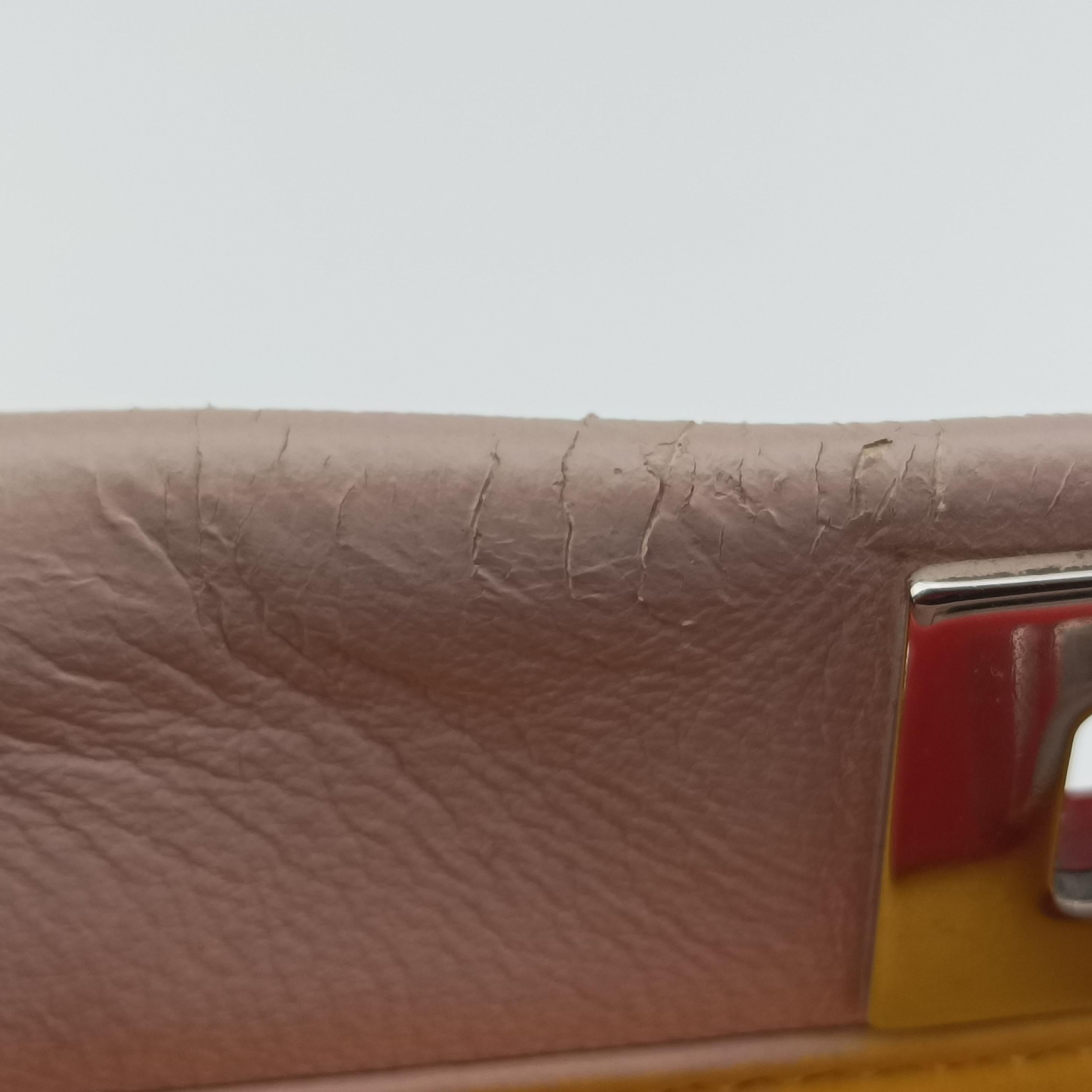 Pre-owned Fendi PEEKABOO Pink Leather 8BN244 shoulderbag | stylenewstar