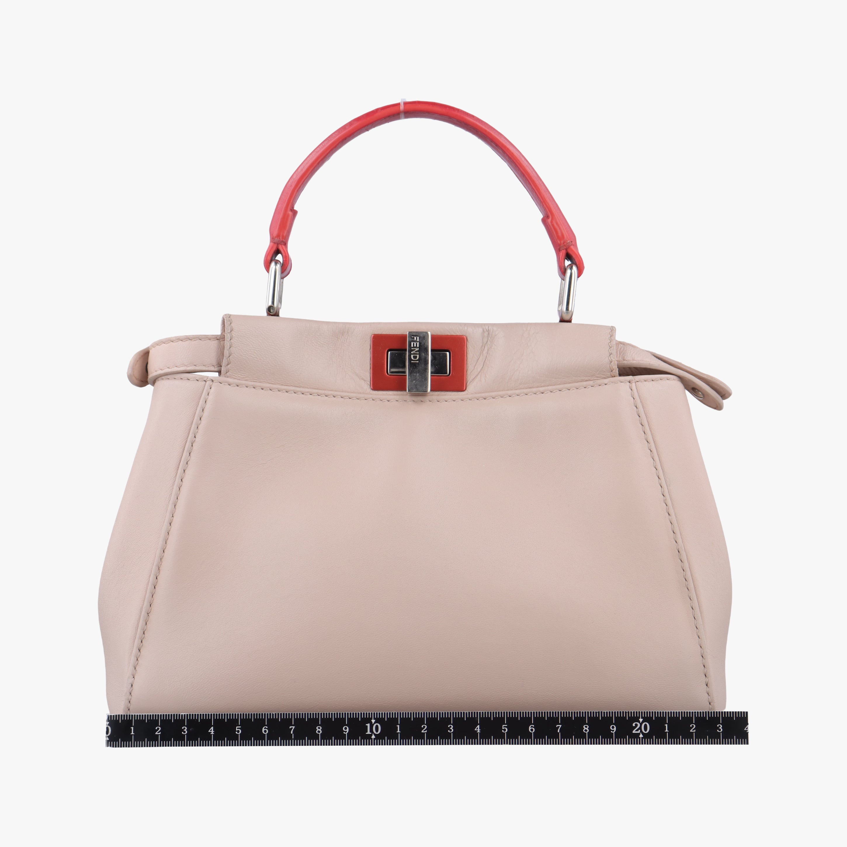 Pre-owned Fendi PEEKABOO Pink Leather 8BN244 shoulderbag | stylenewstar