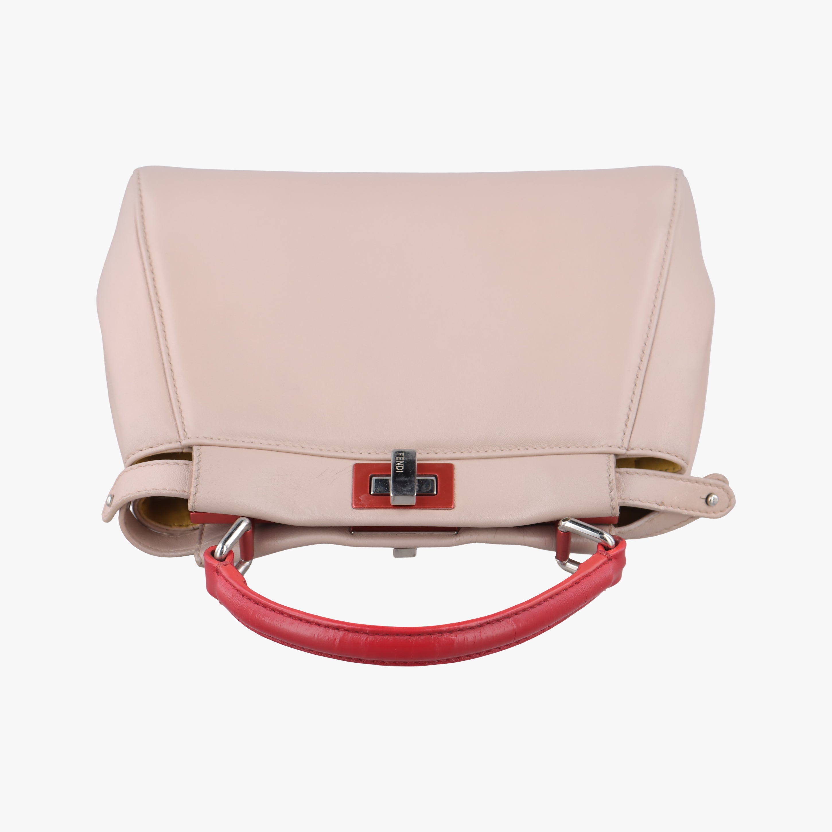 Pre-owned Fendi PEEKABOO Pink Leather 8BN244 shoulderbag | stylenewstar