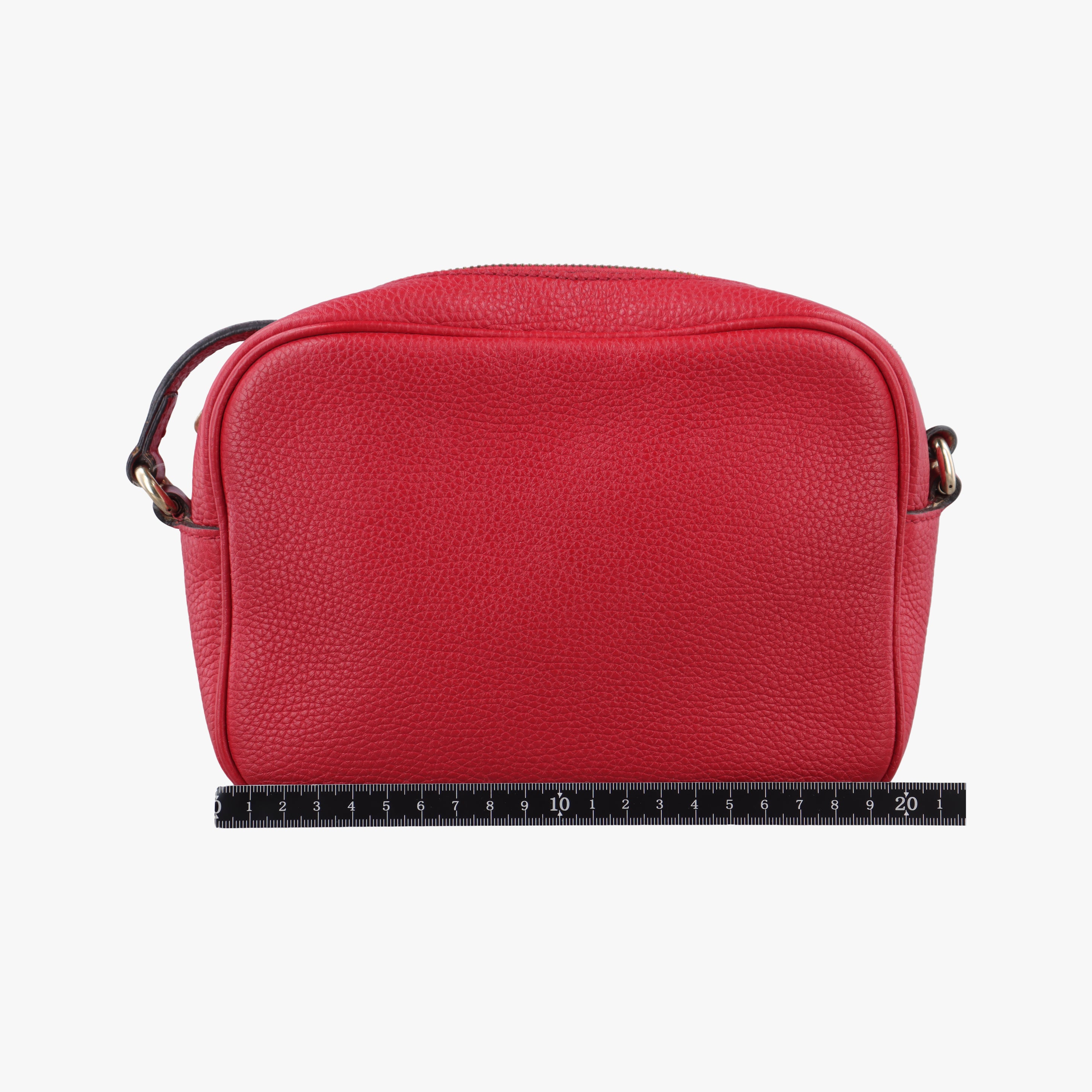 Pre-owned Gucci Soho Red Leather 308364 shoulderbag | stylenewstar