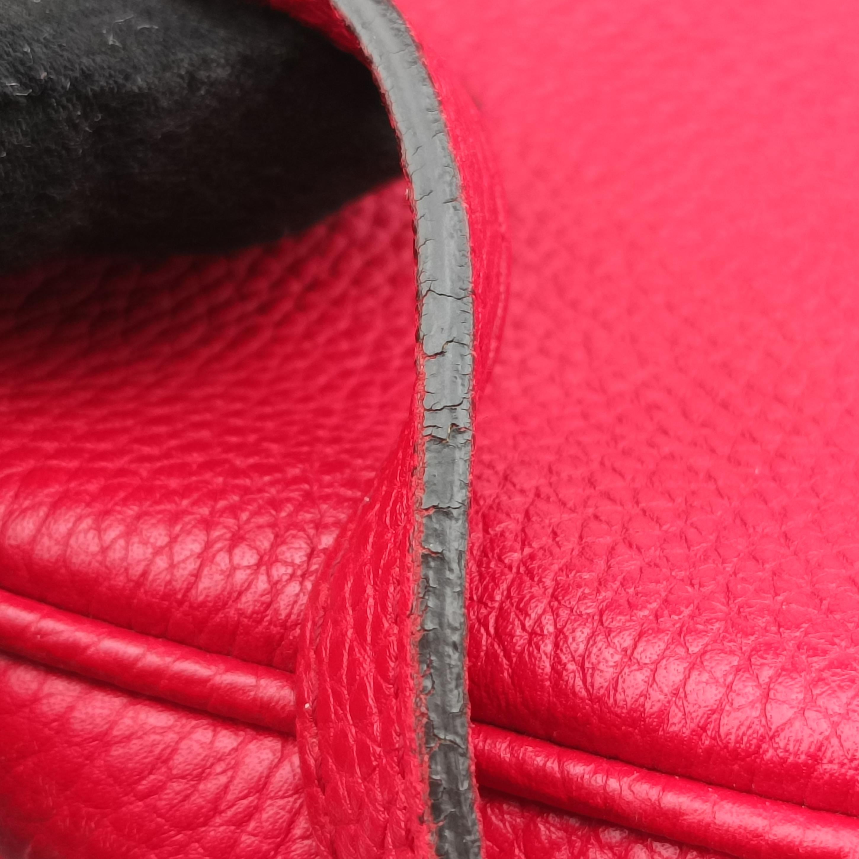 Pre-owned Gucci Soho Red Leather 308364 shoulderbag | stylenewstar