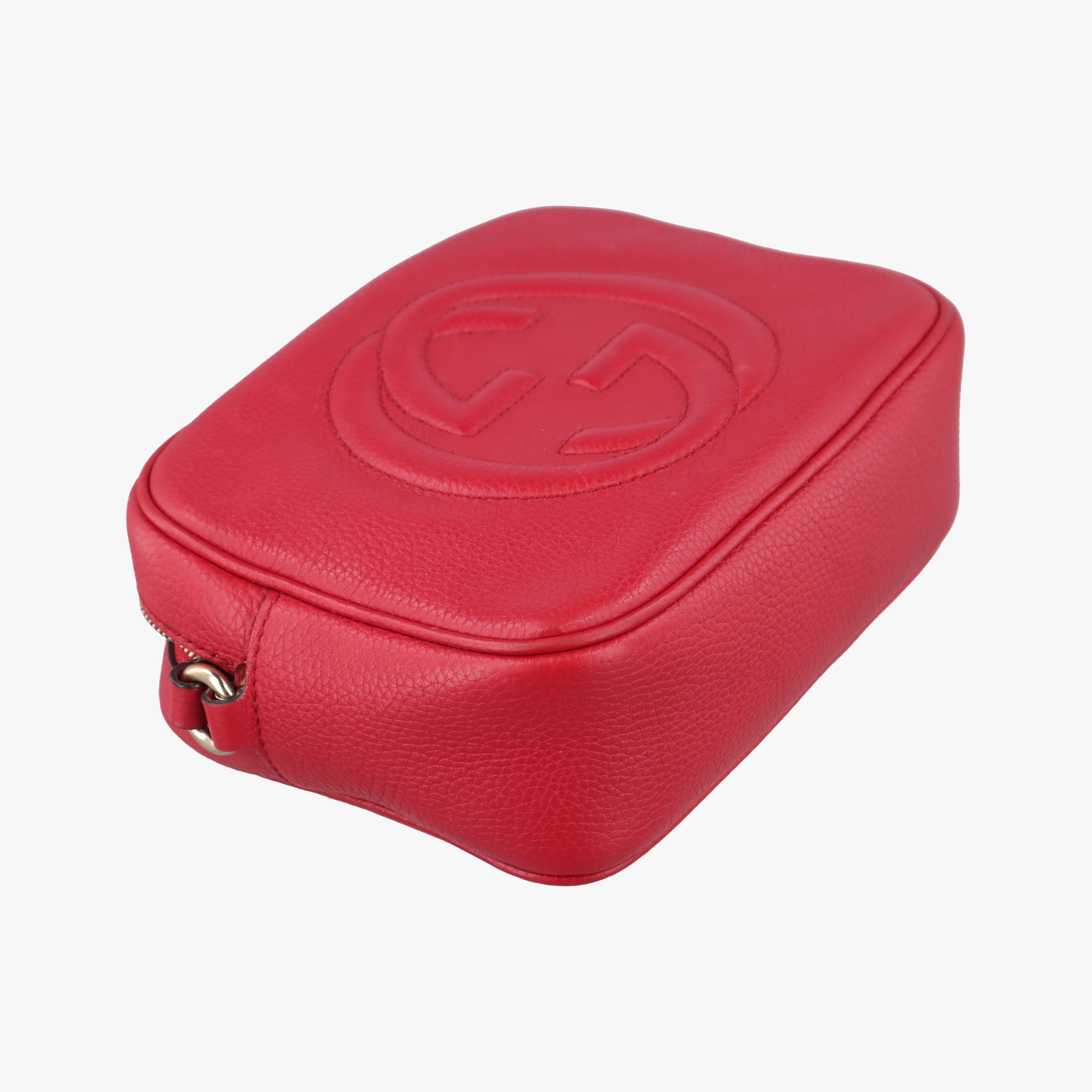 Pre-owned Gucci Soho Red Leather 308364 shoulderbag | stylenewstar