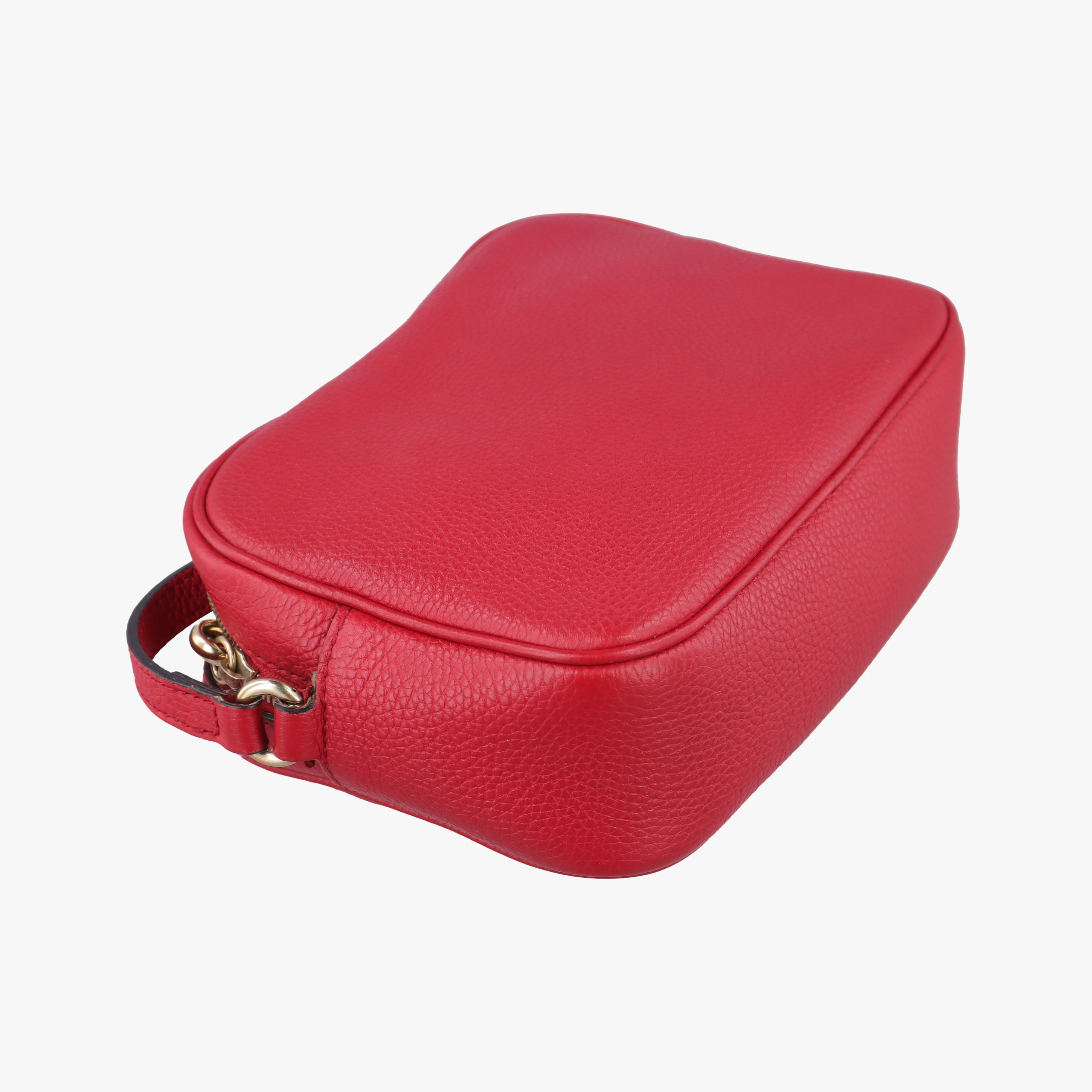Pre-owned Gucci Soho Red Leather 308364 shoulderbag | stylenewstar