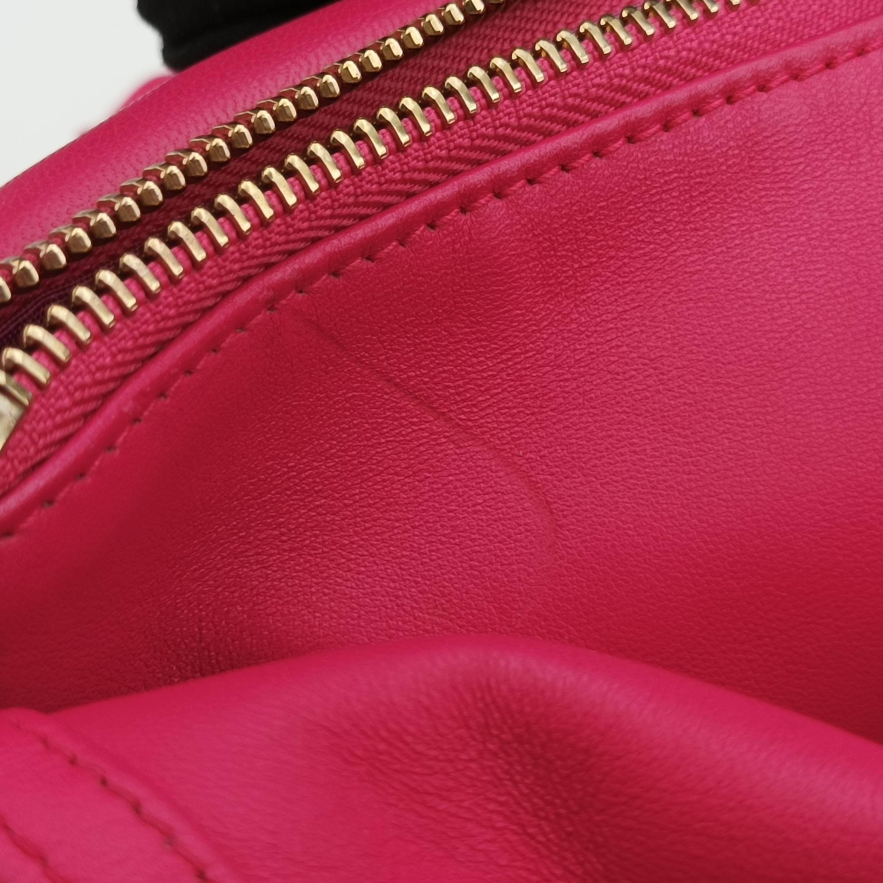 Pre-owned Christian Dior Granville Rose lambskin  shoulderbag | stylenewstar
