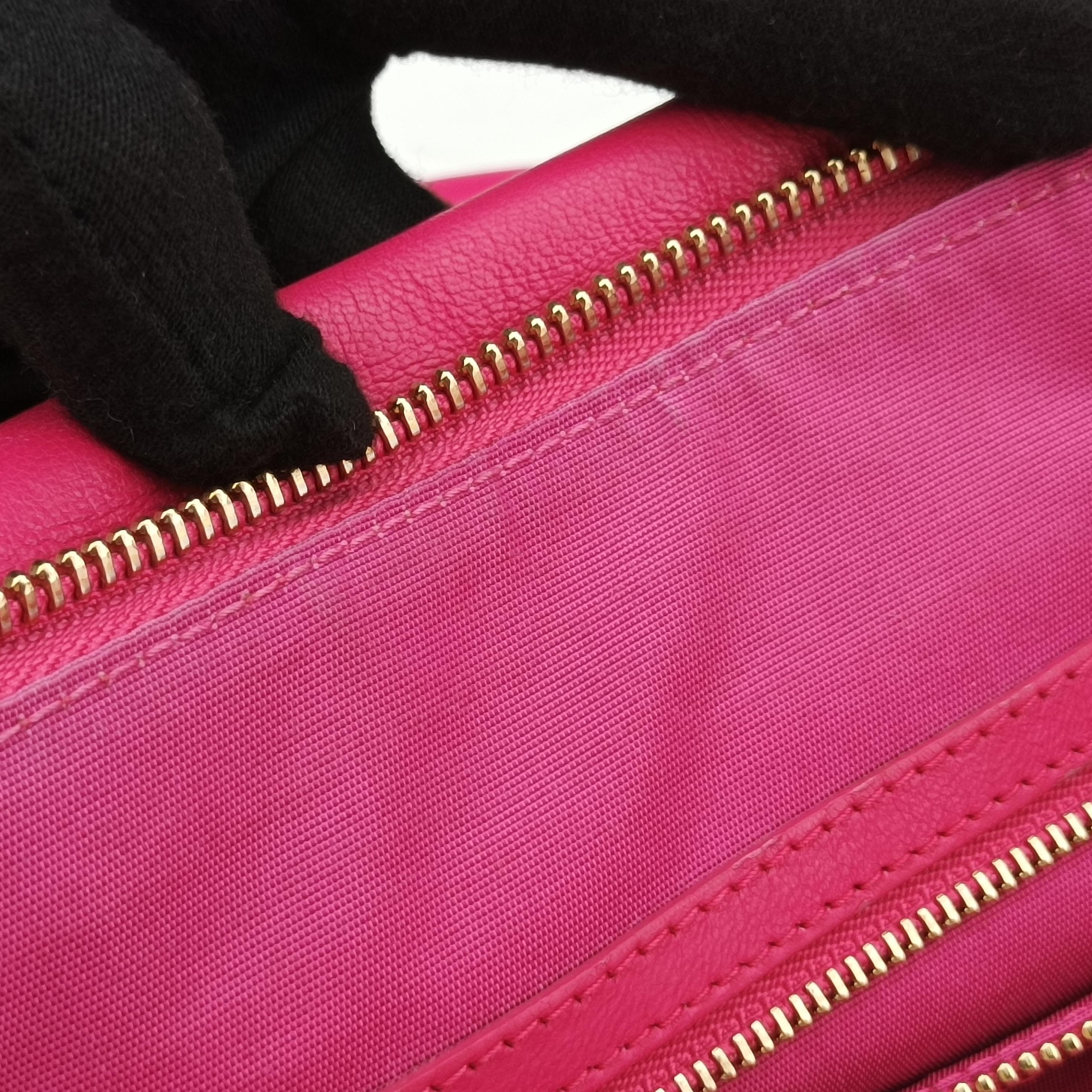 Pre-owned Christian Dior Granville Rose lambskin  shoulderbag | stylenewstar