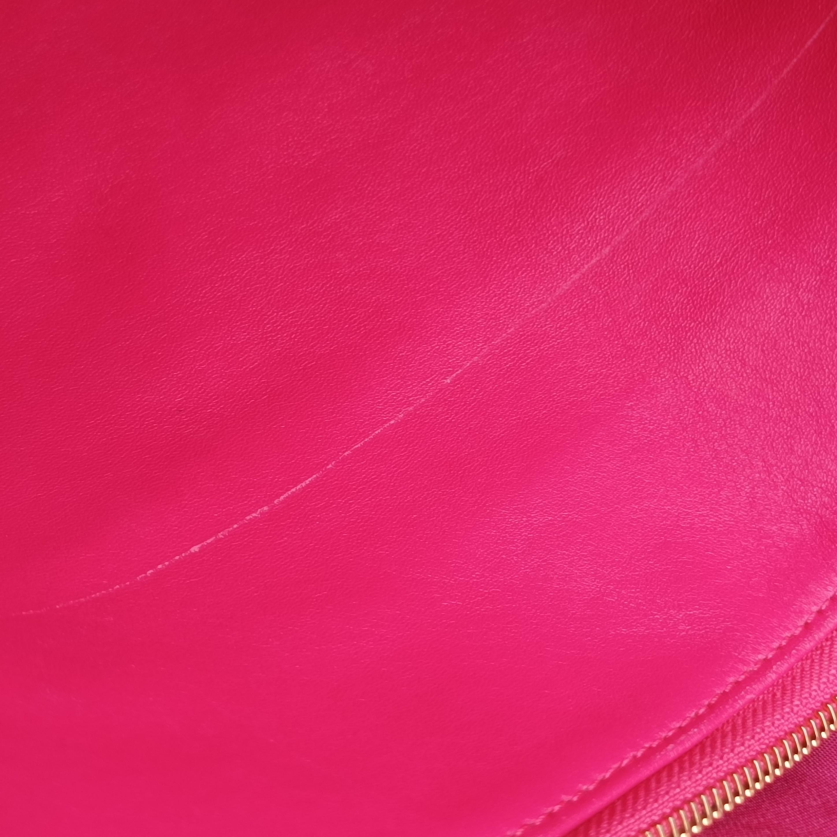 Pre-owned Christian Dior Granville Rose lambskin  shoulderbag | stylenewstar