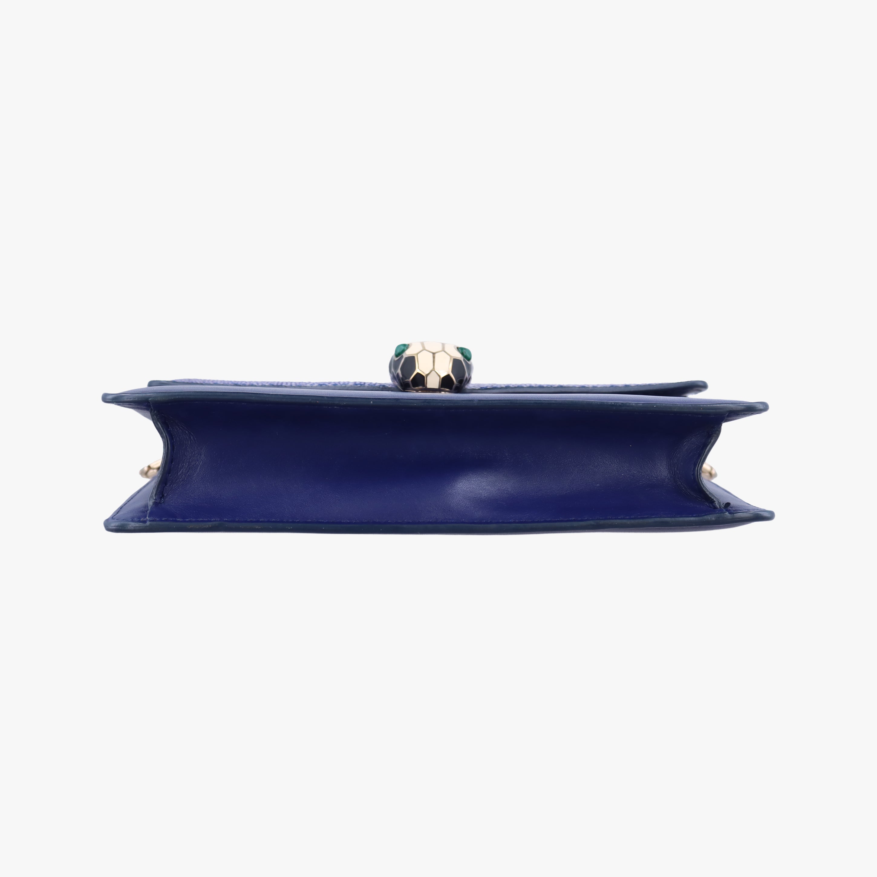 Pre-owned Bvlgari Serpenti Purple x Light Purple Galuchat Skin×Leather  shoulderbag | stylenewstar