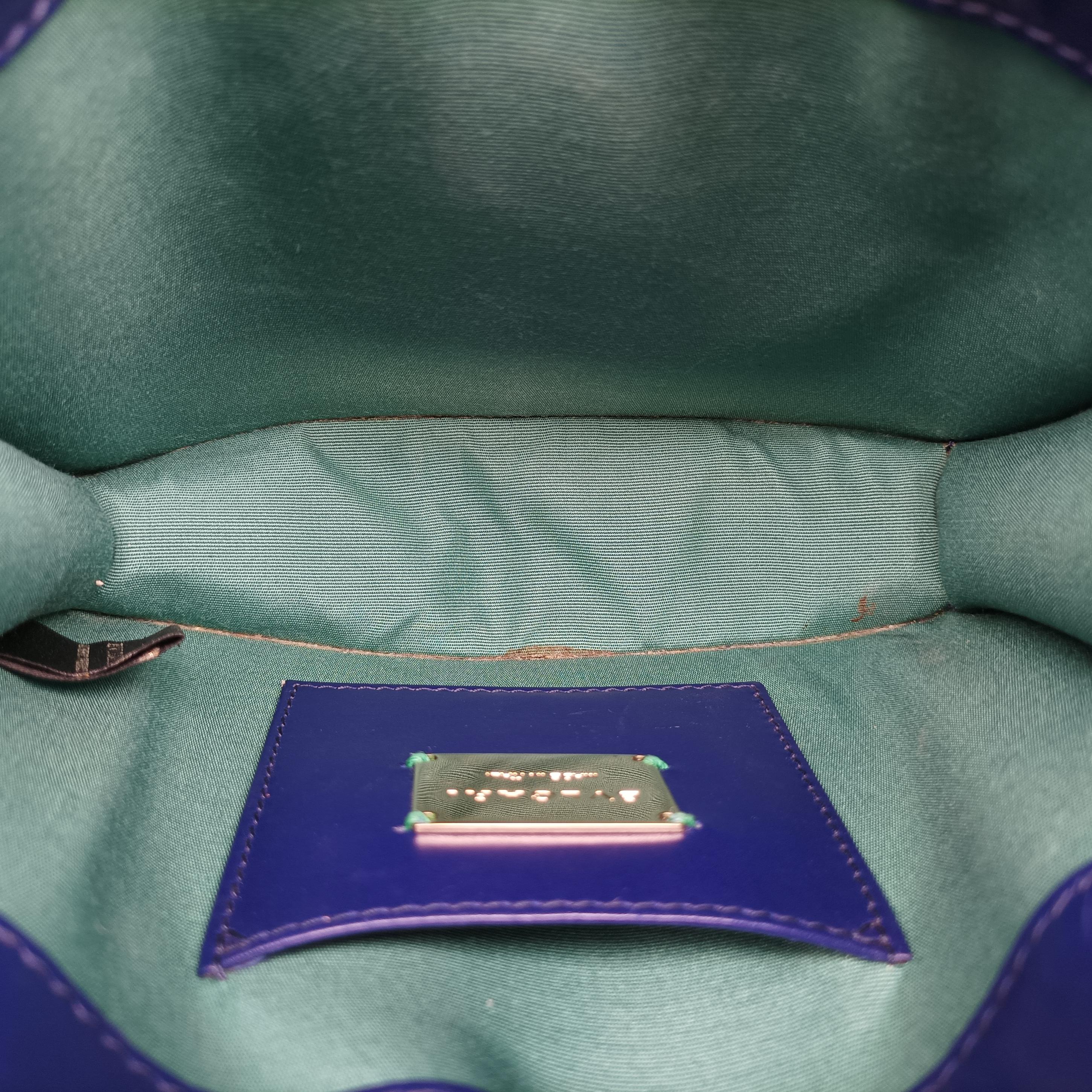 Pre-owned Bvlgari Serpenti Purple x Light Purple Galuchat Skin×Leather  shoulderbag | stylenewstar
