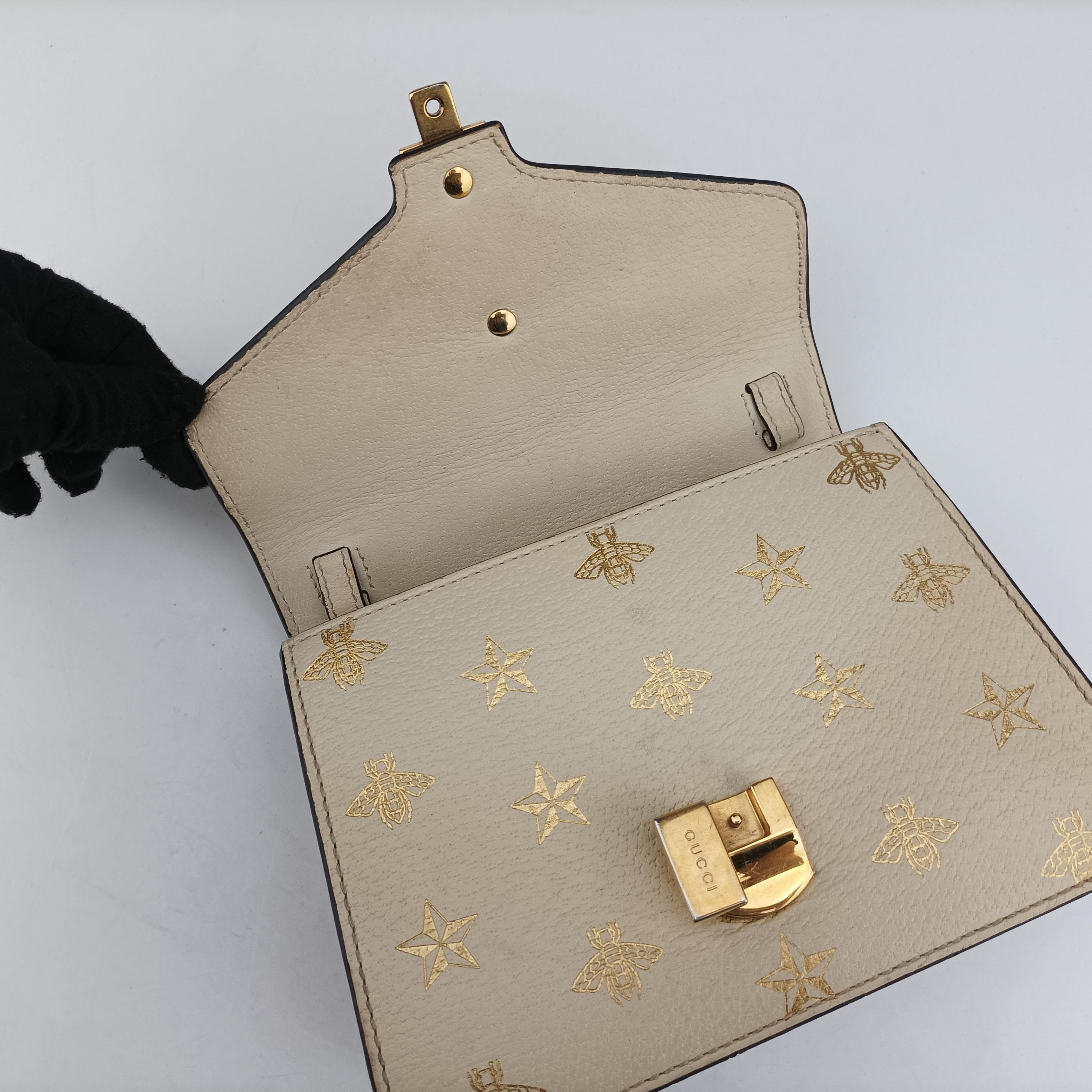 Pre-owned Gucci Sylvie White Leather 470270 shoulderbag | stylenewstar