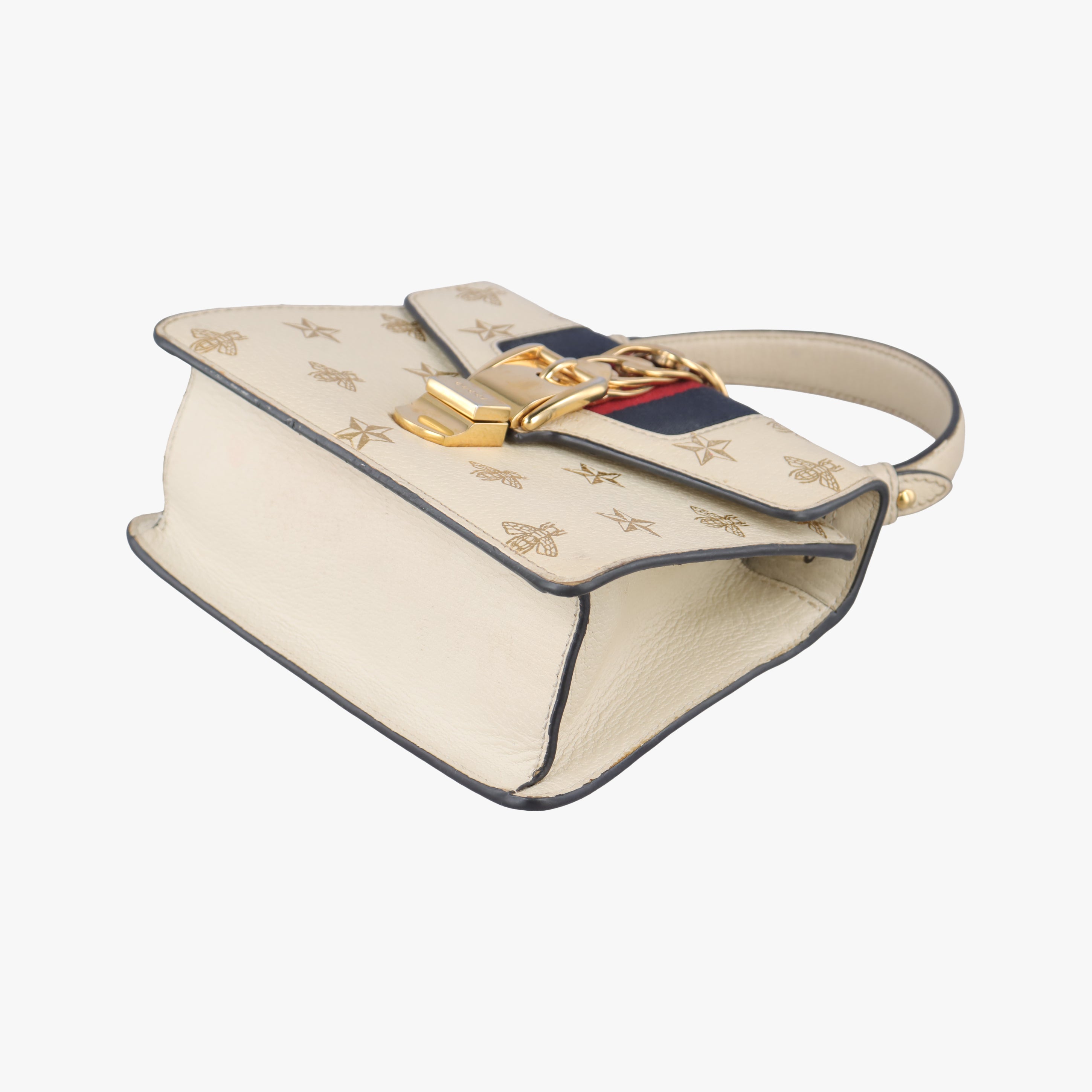 Pre-owned Gucci Sylvie White Leather 470270 shoulderbag | stylenewstar